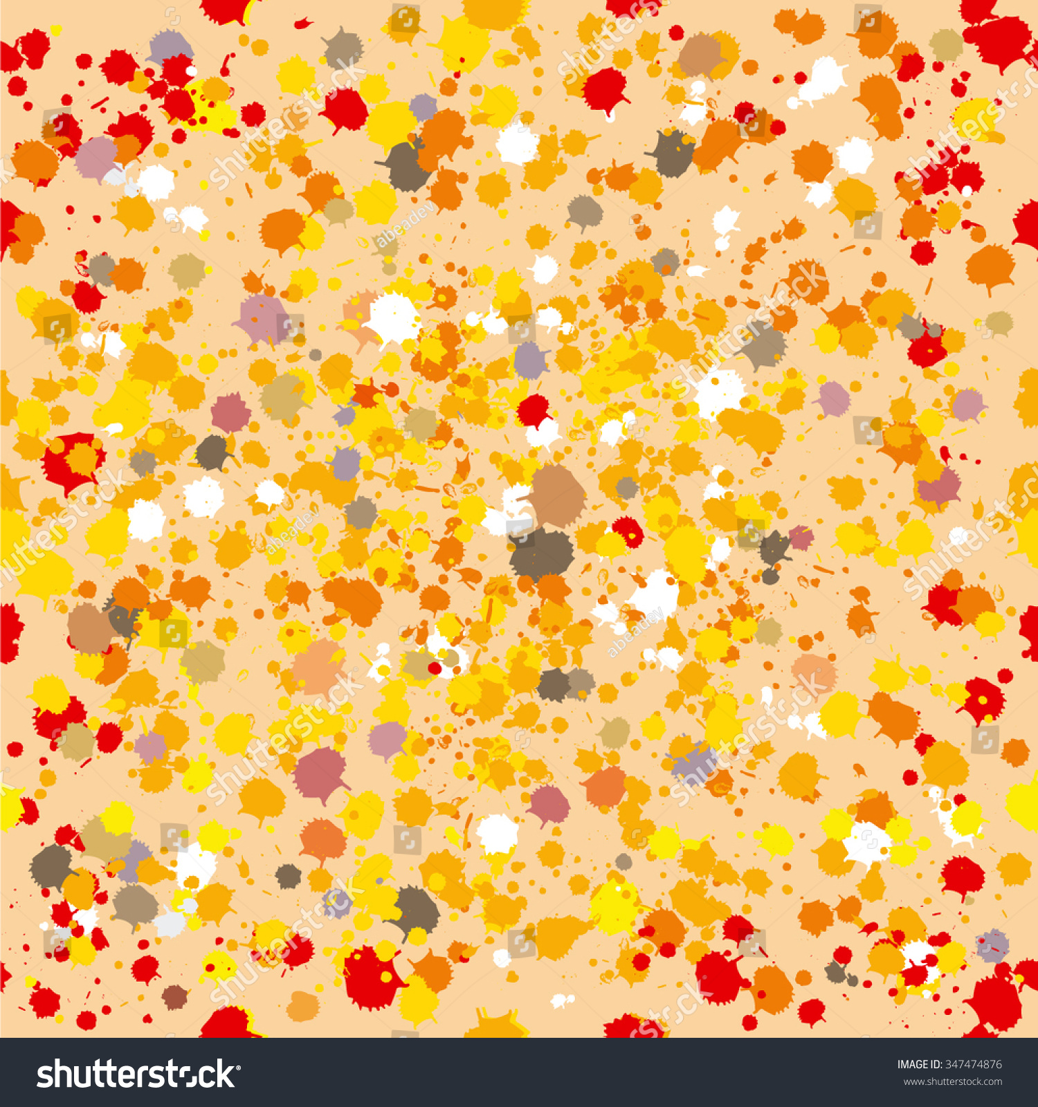 Splash Seamless Pattern Stock Vector (Royalty Free) 347474876 ...