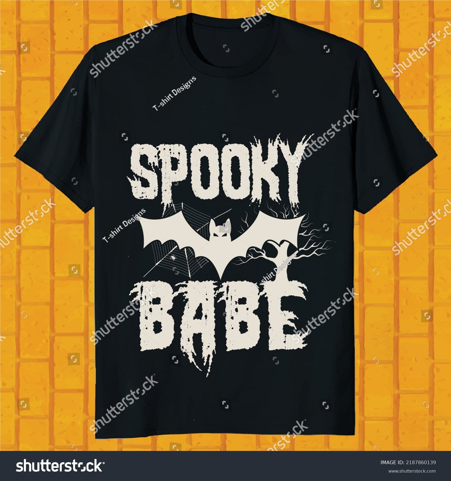 SVG of spooky babe hello ween t-shirt design svg