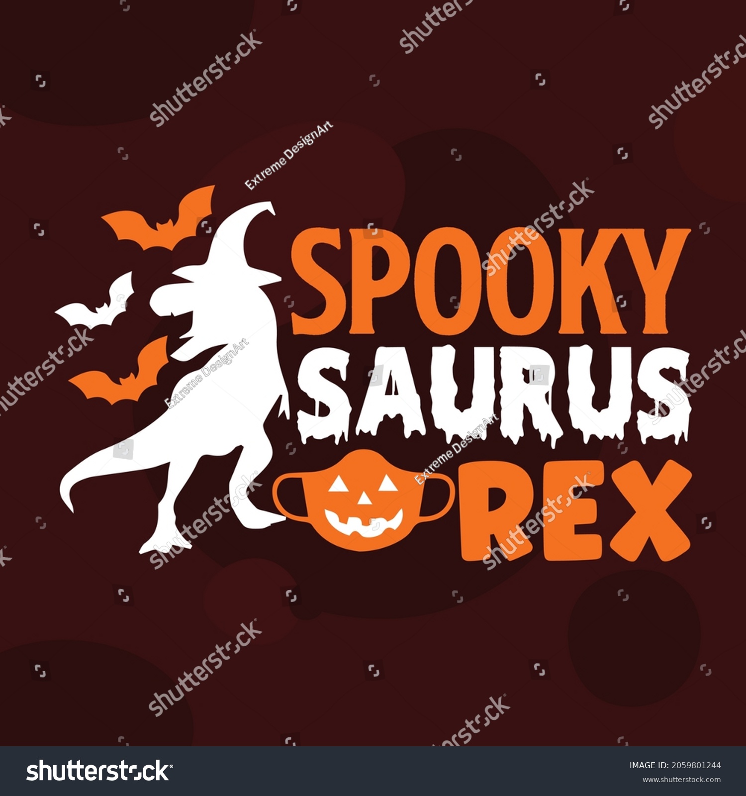 SVG of Spooky Saurus rex SVG T-shirt, Halloween T-shirt, Halloween Poster, Background svg