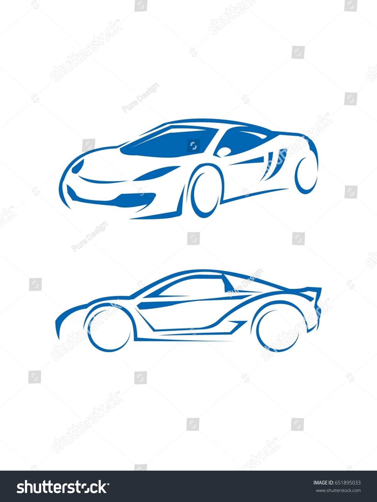 car sport logo vector