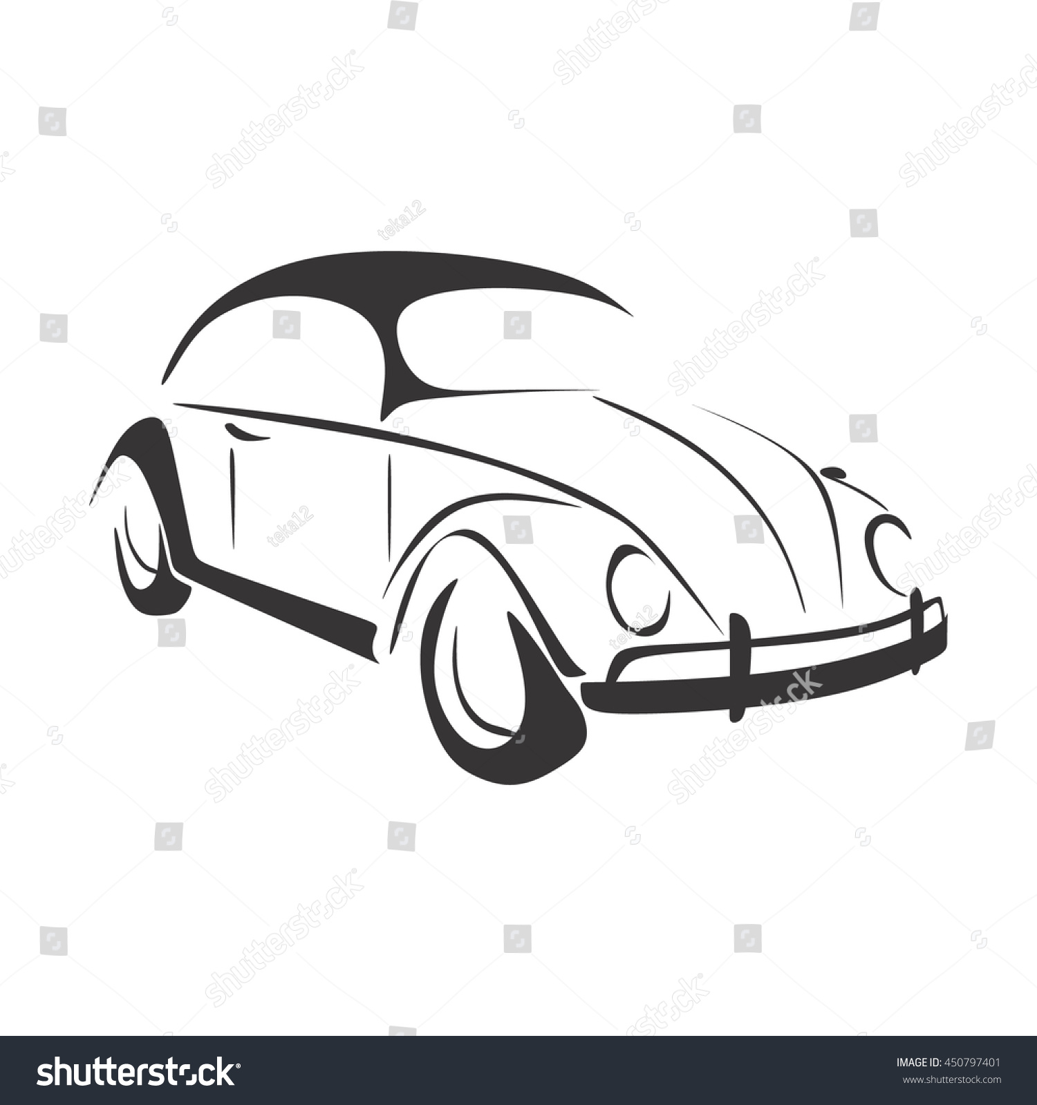 Sport Car Vector - 450797401 : Shutterstock