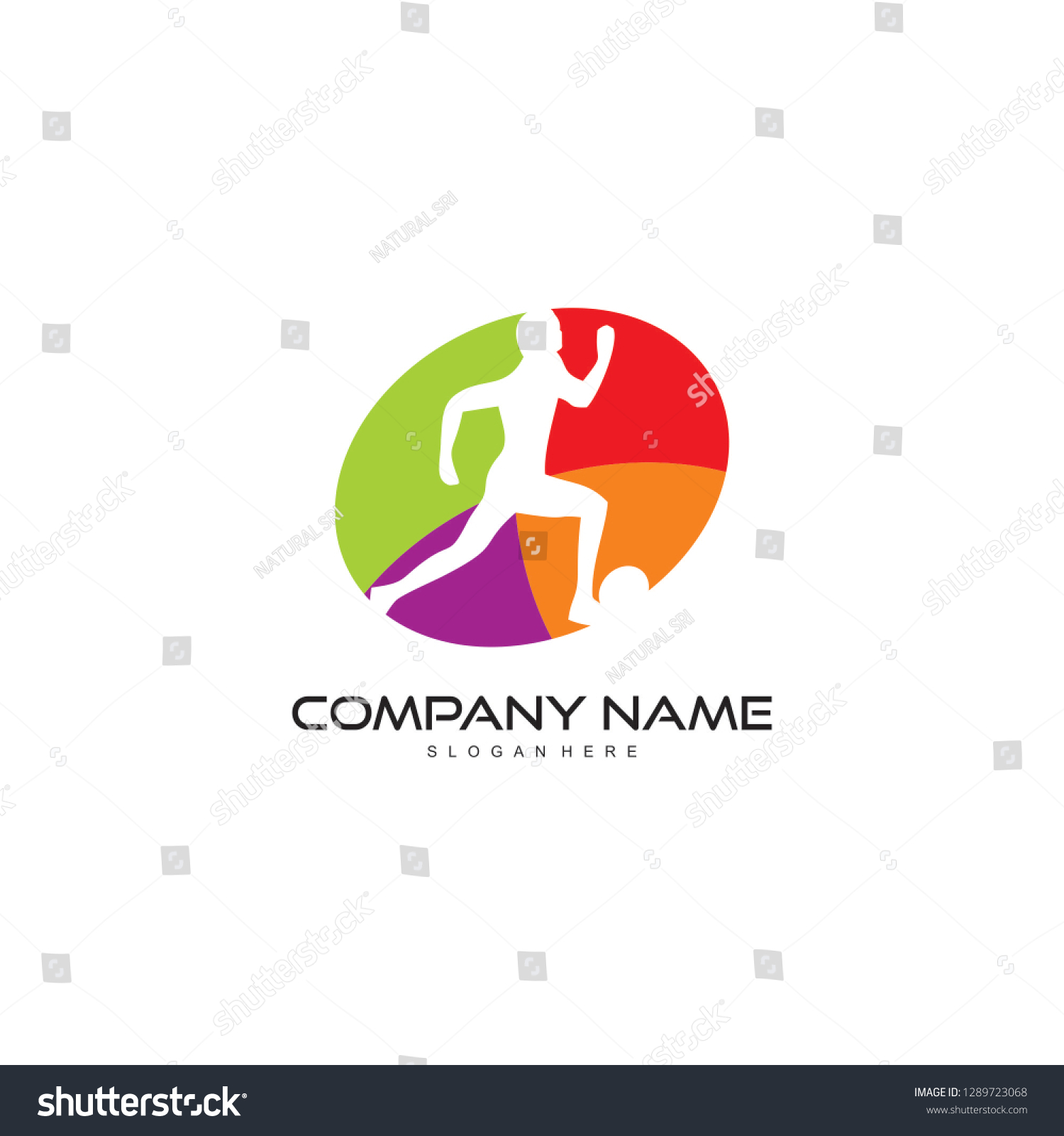 Sportgame Logo Design Vector Stock Vector (Royalty Free) 1289723068