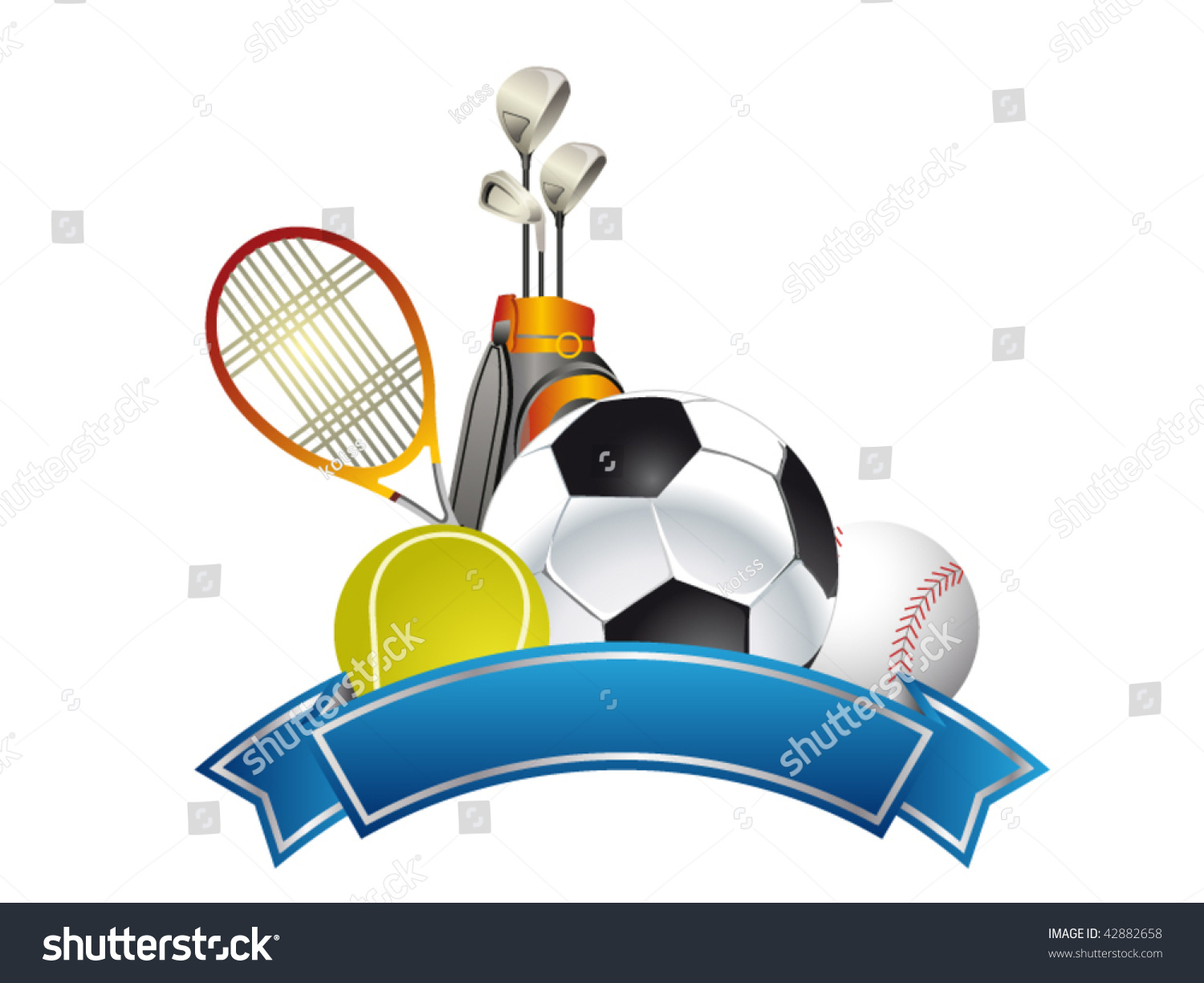 Sport Sign Stock Vector Illustration 42882658 : Shutterstock