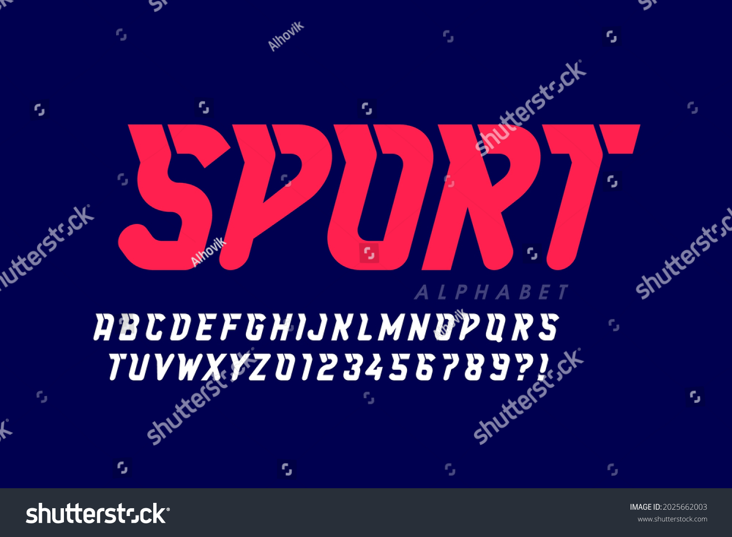 SVG of Sport style font design, alphabet letters and numbers vector illustration svg