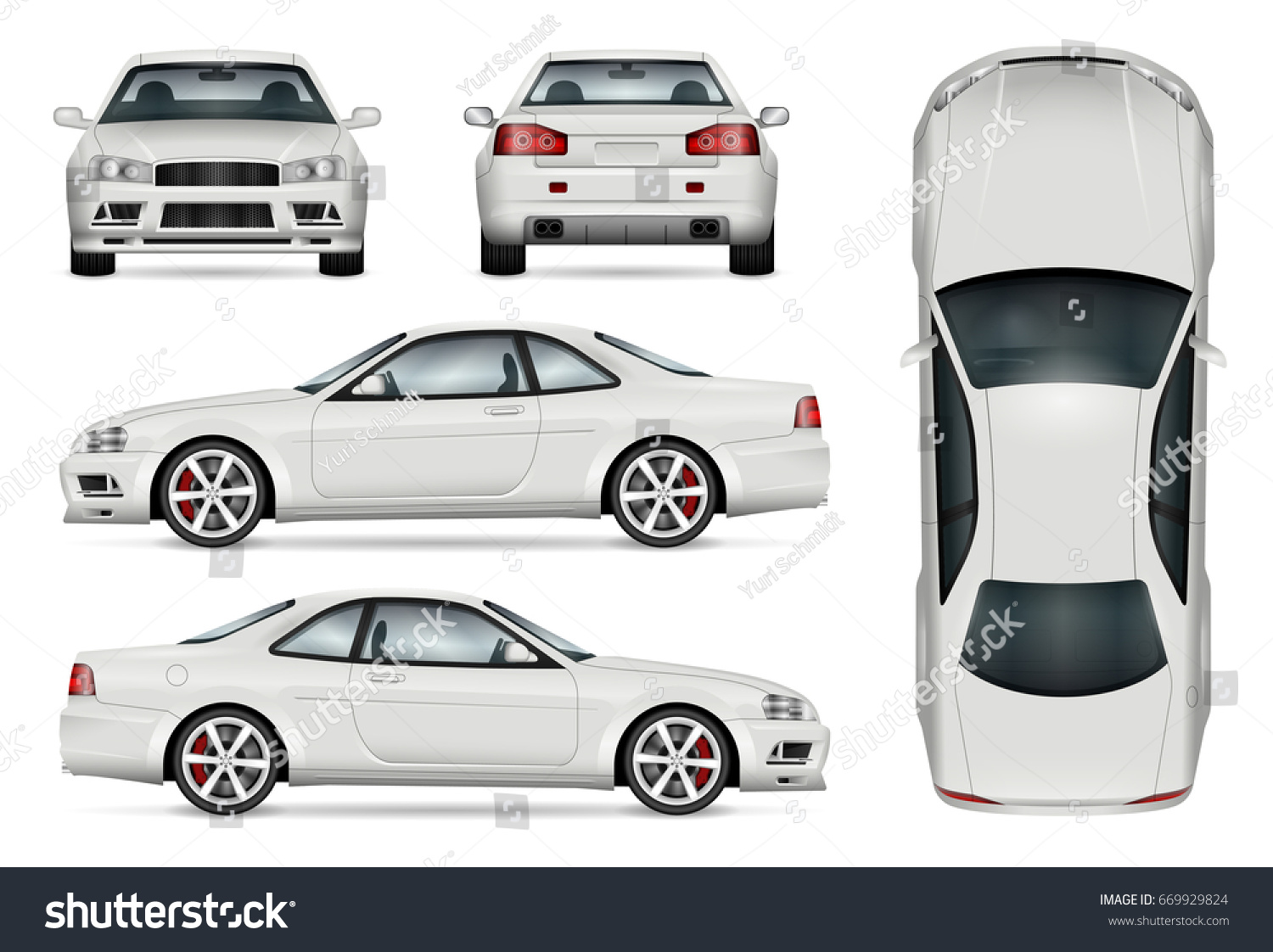 Download Sports Car Vector Mockup Advertising Corporate Stock ...