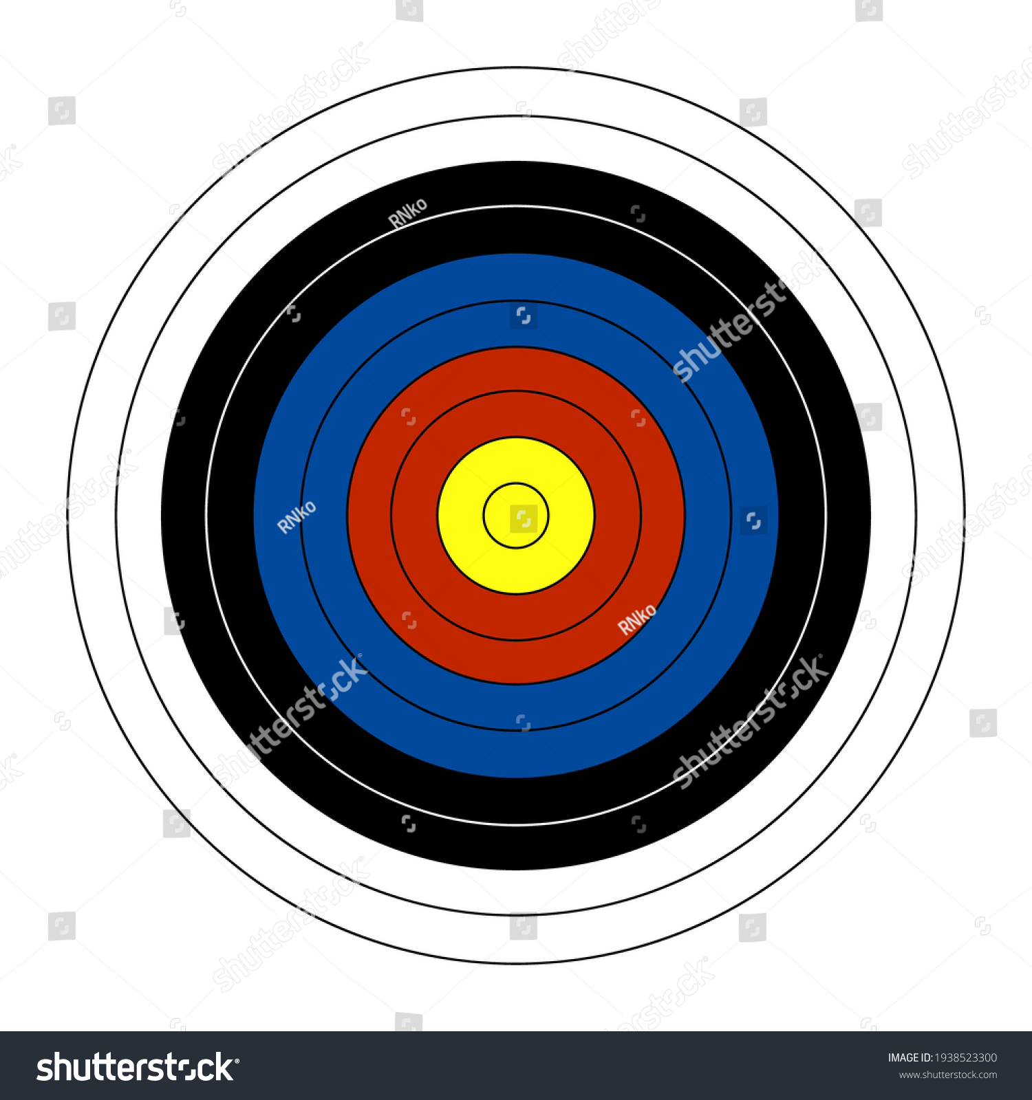 Archery target Images, Stock Photos & Vectors | Shutterstock