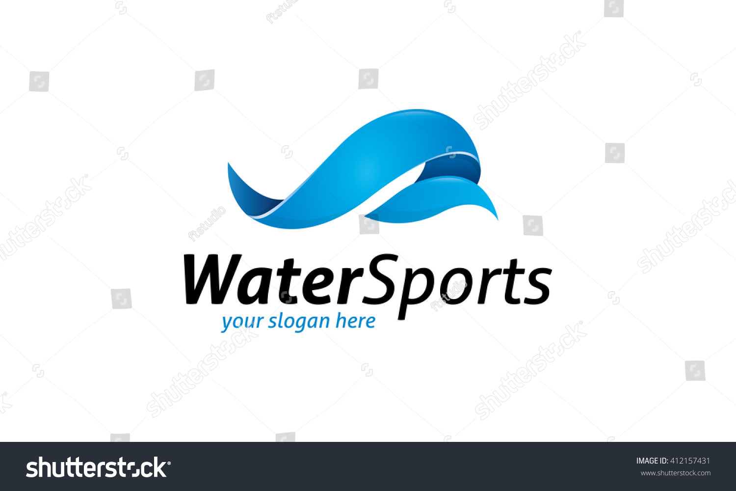 Sports Logo Stock Vector (Royalty Free) 412157431 - Shutterstock