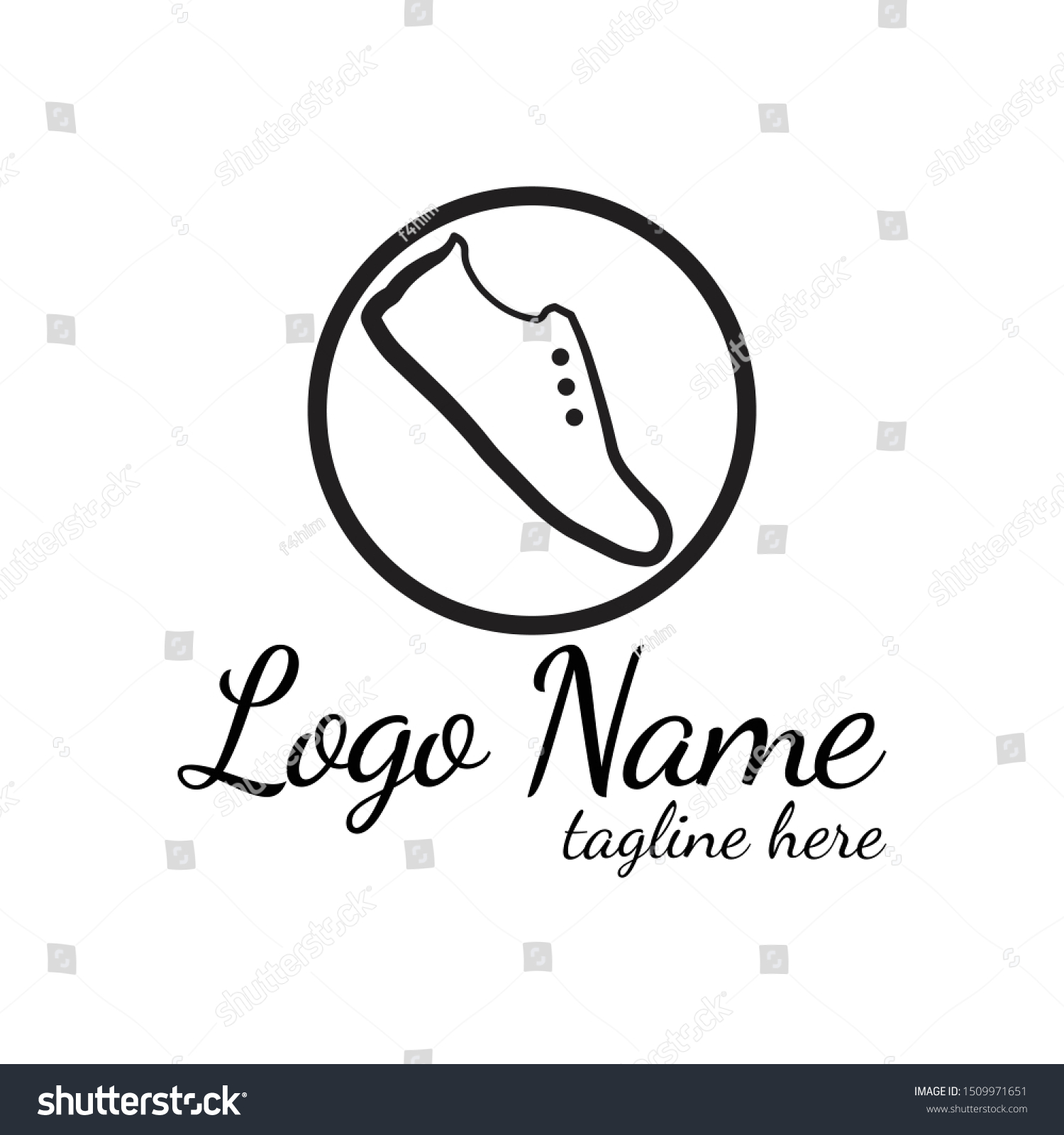 Sports Shoe Logo Design Your Company Stock Vector (Royalty Free ...