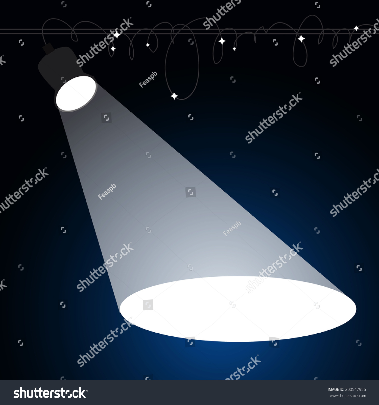 Spotlight. Vector Illustration - 200547956 : Shutterstock