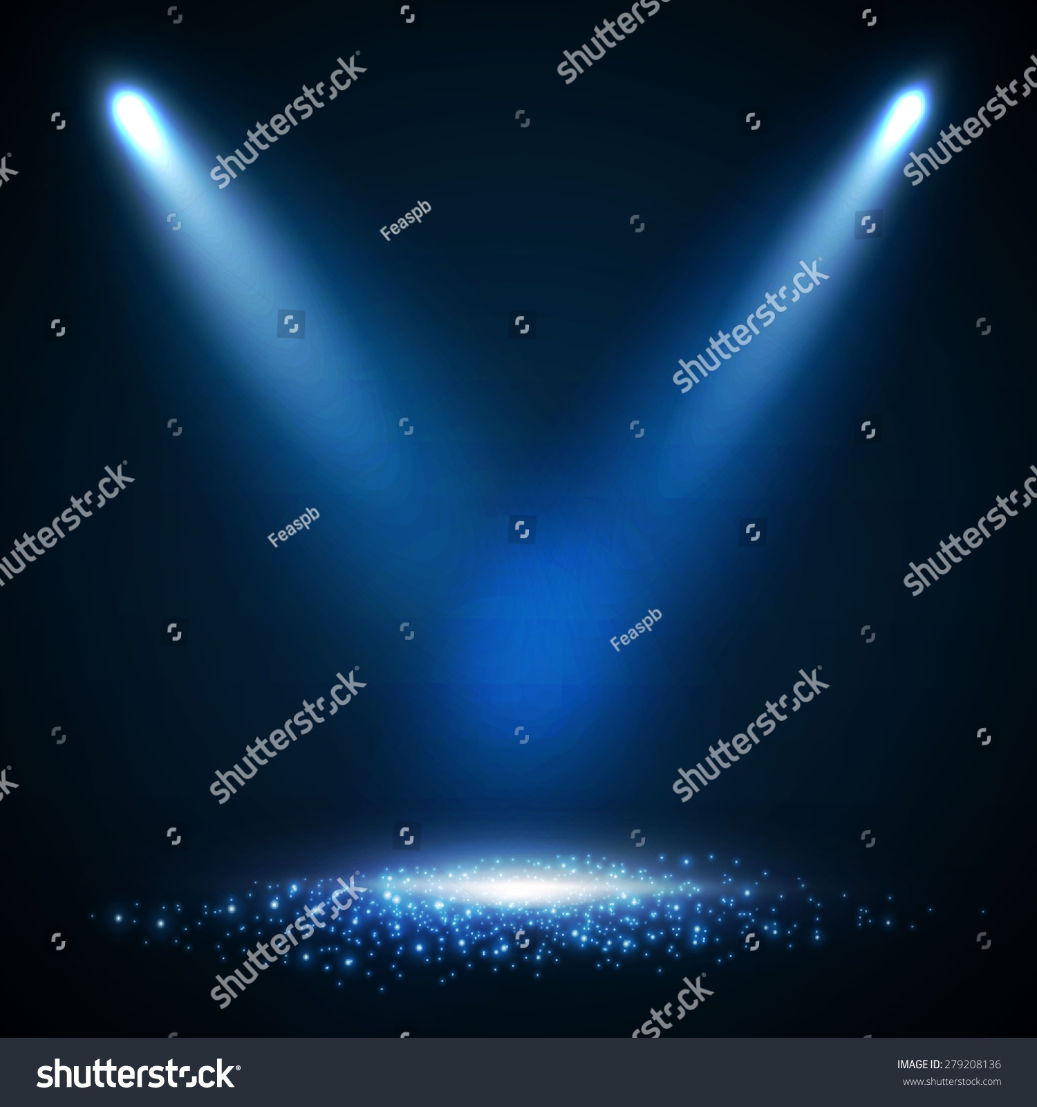 Spotlight Vector Illustration Stock Vector (Royalty Free) 279208136