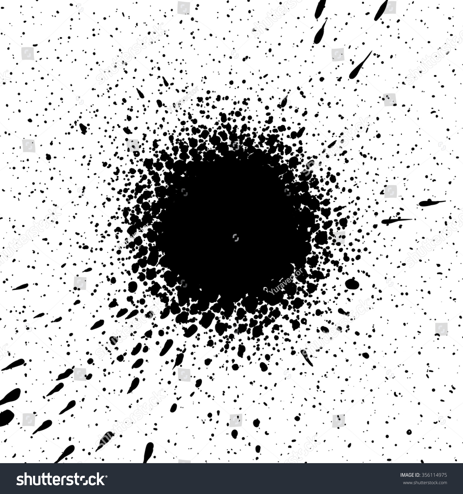 Spray Paint Grunge Dirty Ink Texture Stock Vector 356114975 - Shutterstock