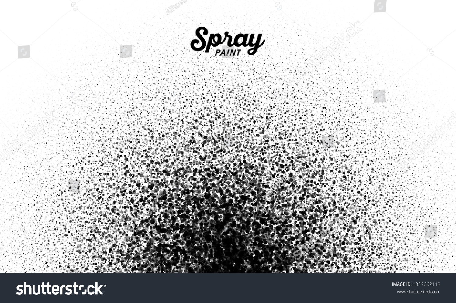 SVG of Spray paint splatter pattern, vector illustration svg