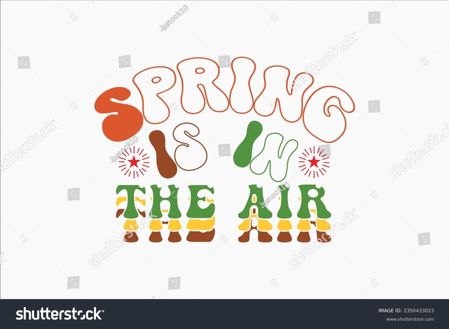 SVG of Spring Day Retro SVG Design, bundle, typography, tshir, sublimation, retro design svg