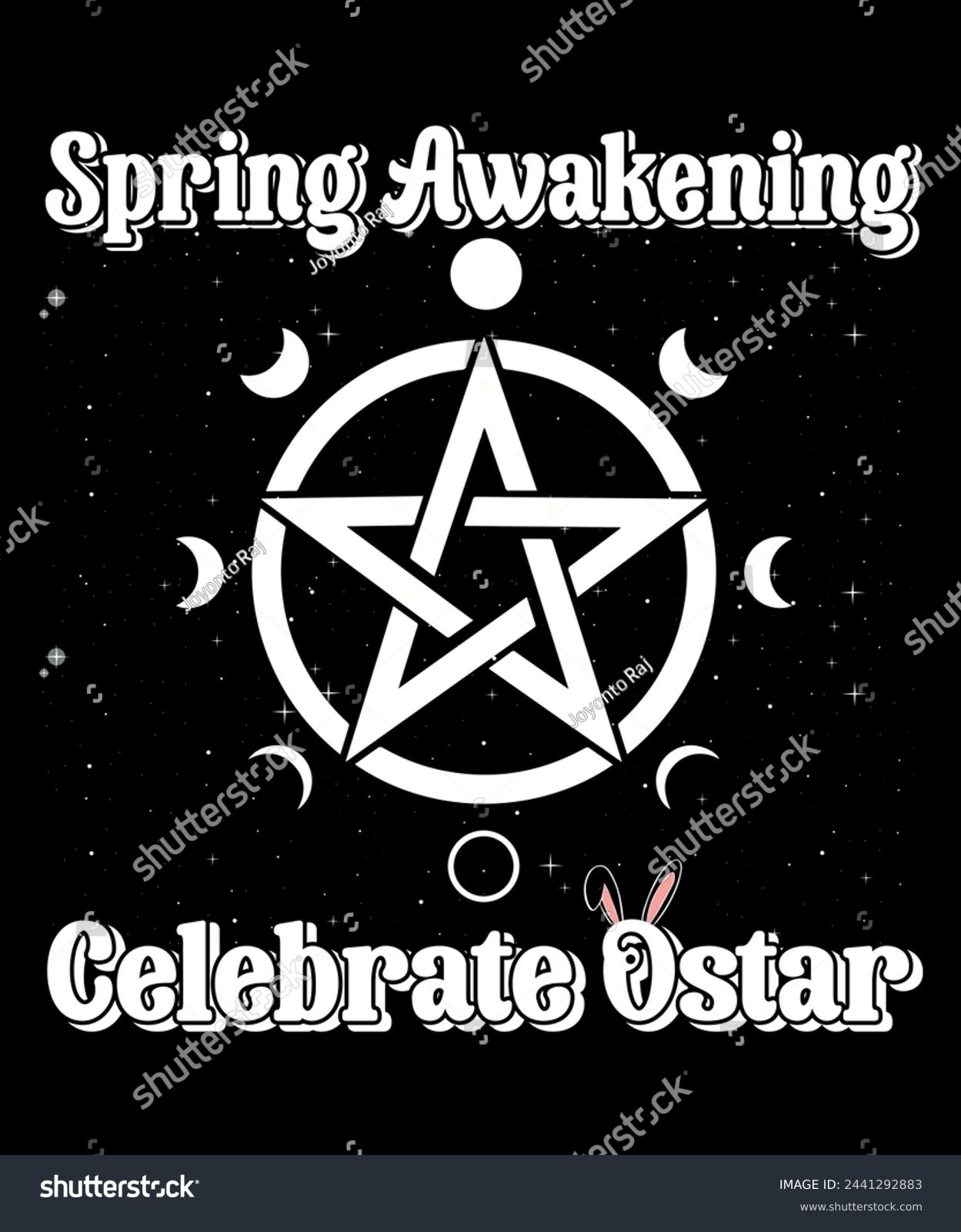 SVG of Spring Equinox – varies T-shirt design.  Spring awakening celebrate ostar. svg