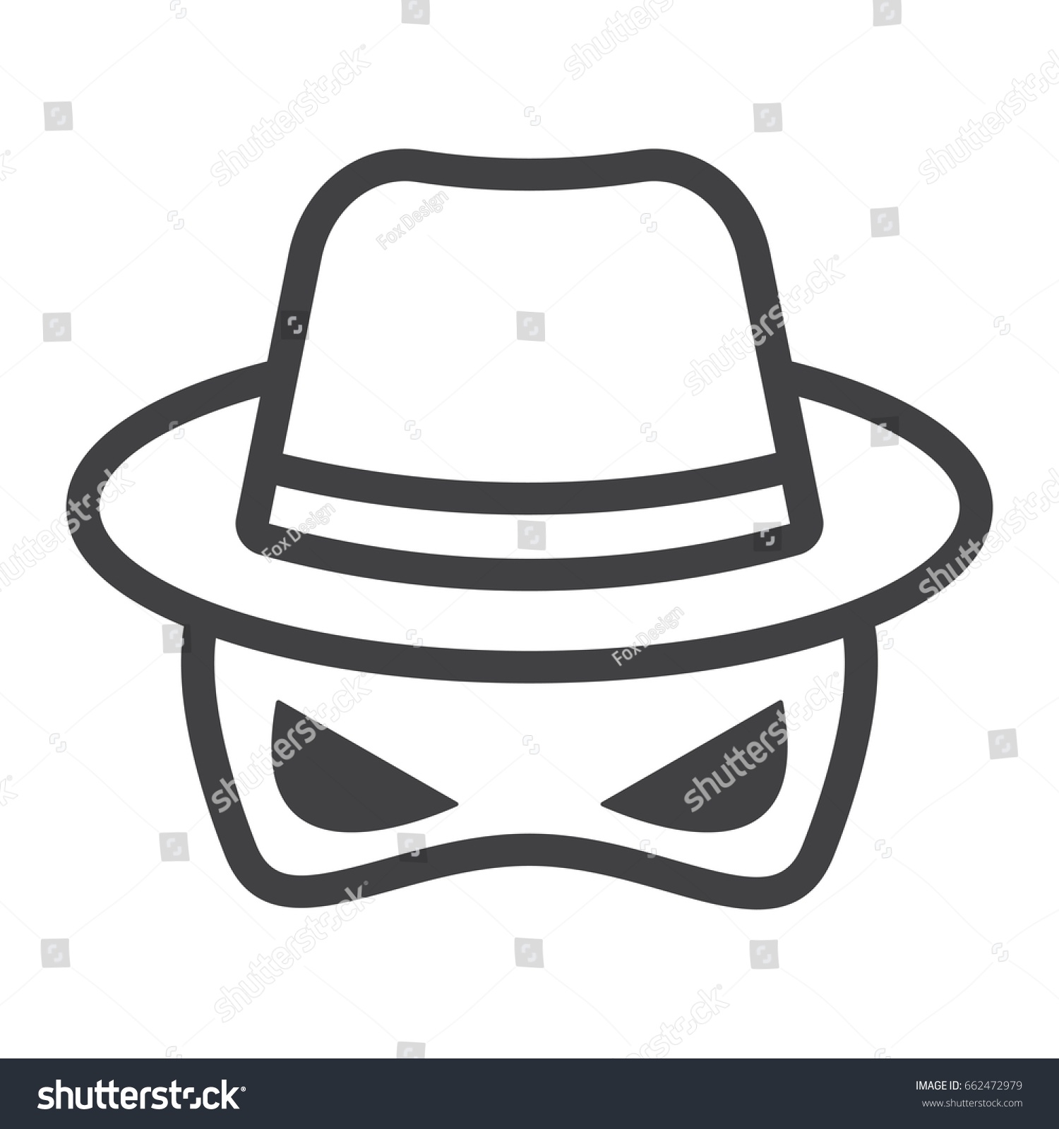 SVG of Spy line icon, incognito and agent, vector graphics, a linear pattern on a white background, eps 10. svg