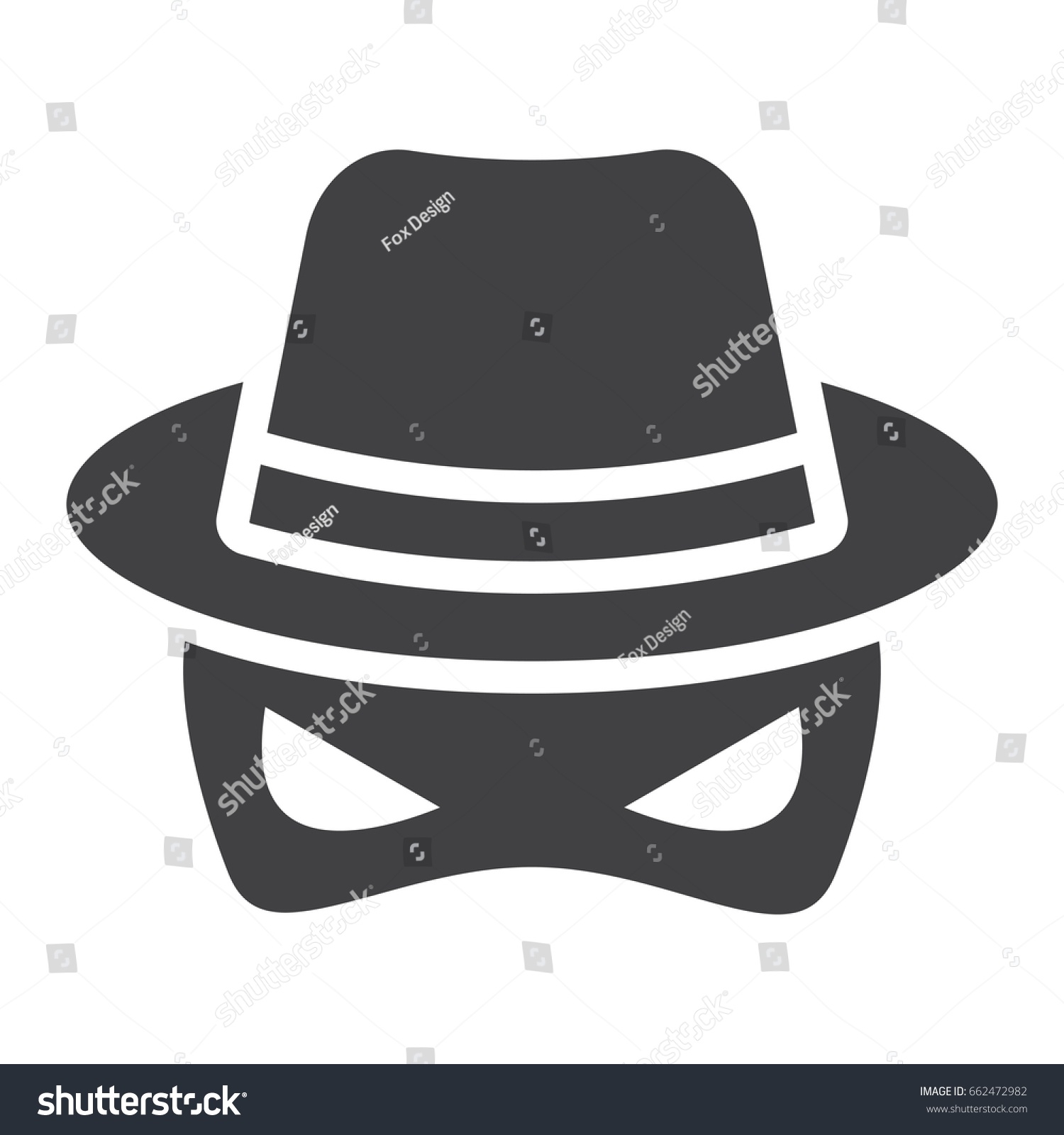 SVG of Spy solid icon, incognito and agent, vector graphics, a glyph pattern on a white background, eps 10. svg