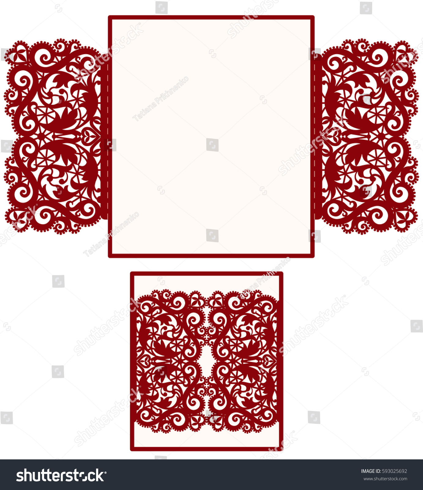 square wedding invitation template