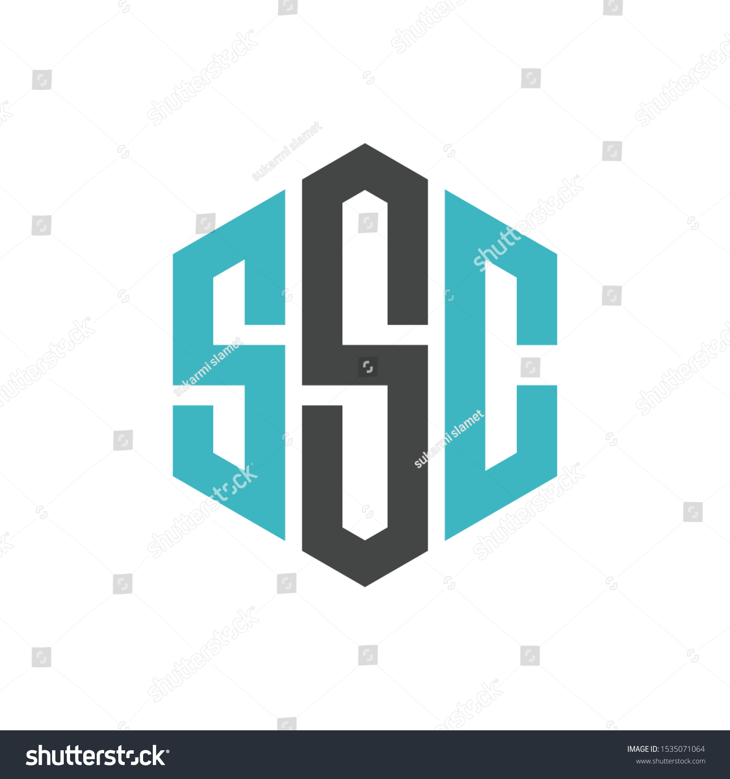 Ssc Logo Design Branding Vector Stock Vector Royalty Free 1535071064