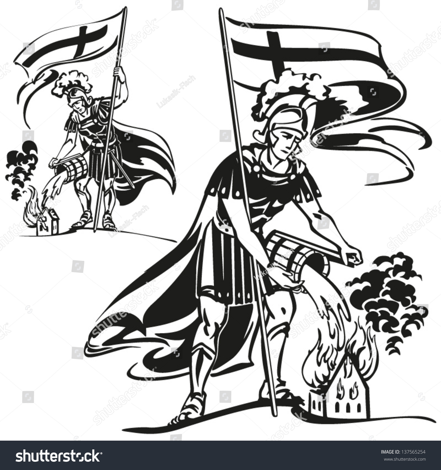 87 Saint florian Stock Vectors, Images & Vector Art | Shutterstock