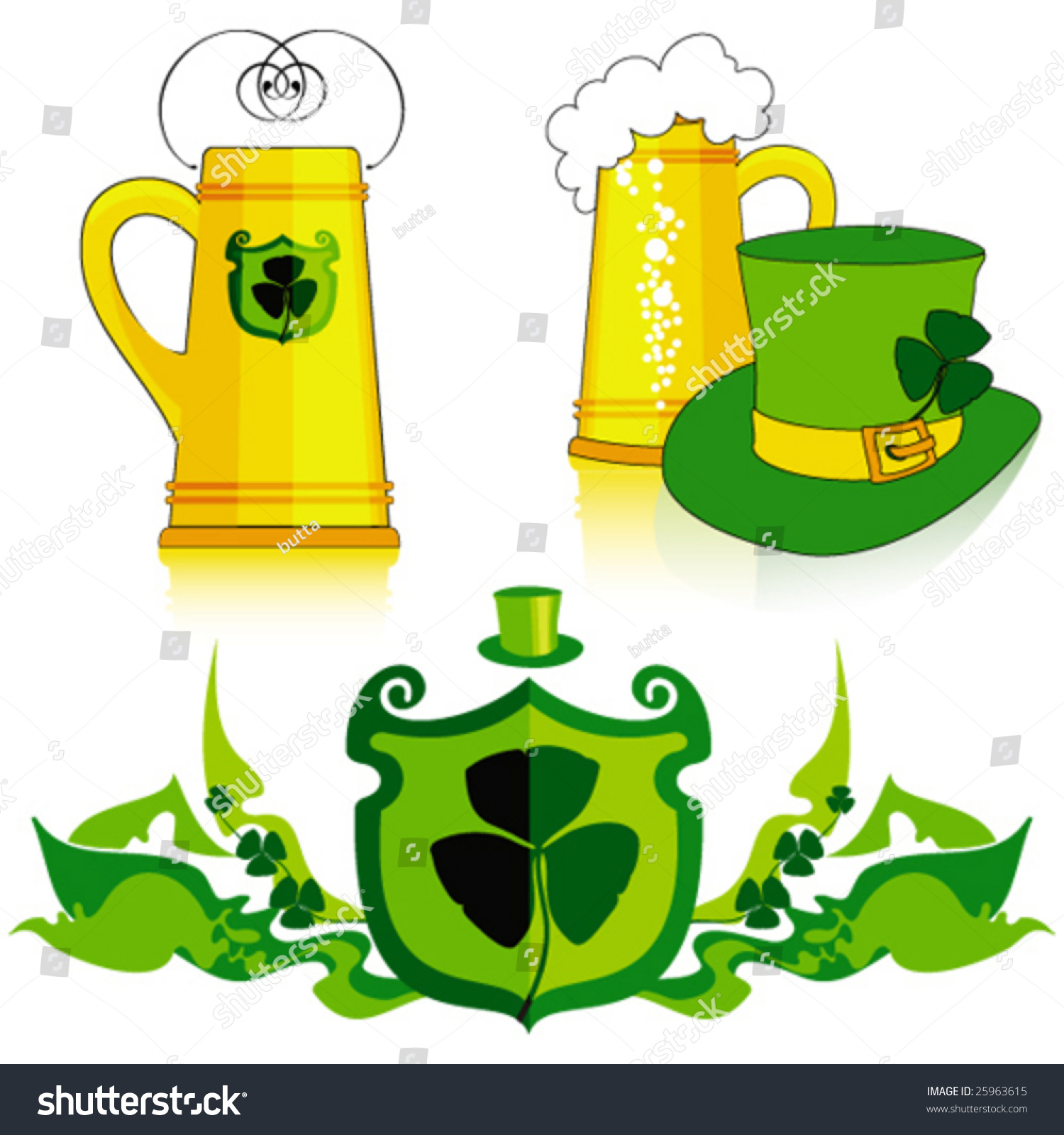 St Patricks Day Stock Vector 25963615 - Shutterstock