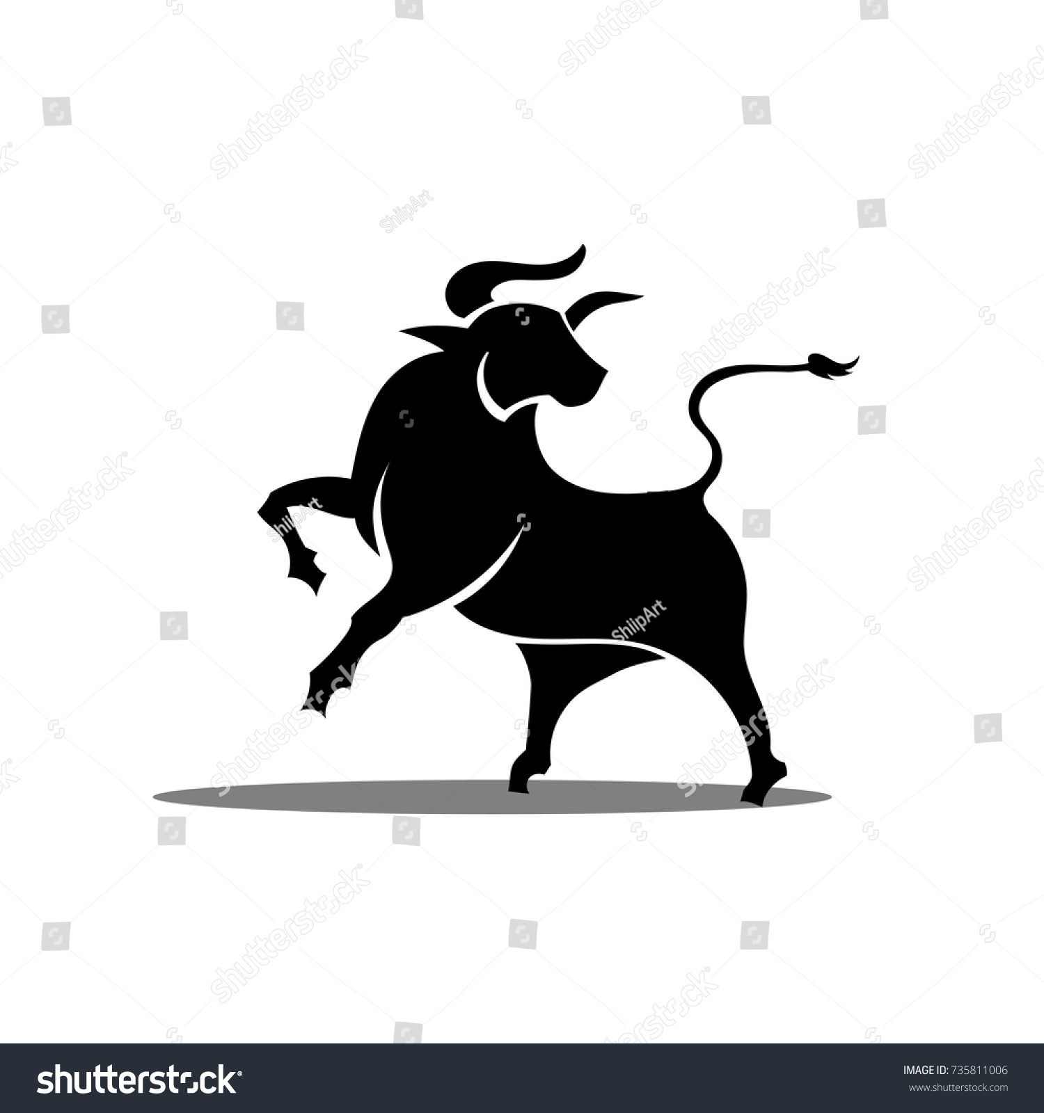 58,298 Standing bull Images, Stock Photos & Vectors | Shutterstock