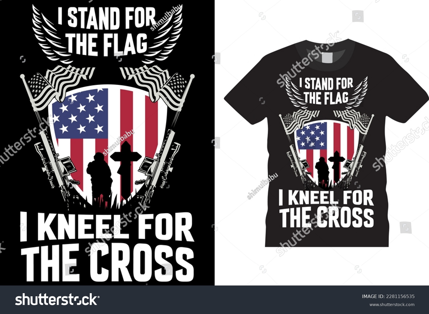 SVG of STAND FOR THE FLAG, STAND FOR THE KNEEL VERSATILE JOURNAL WITH DISTRESSED AMERICAN FLAG SUBLIMATION T-SHIRTS DESIGN VECTOR TEMPLATE  printed on poster, banner, apparel, merchandise  svg