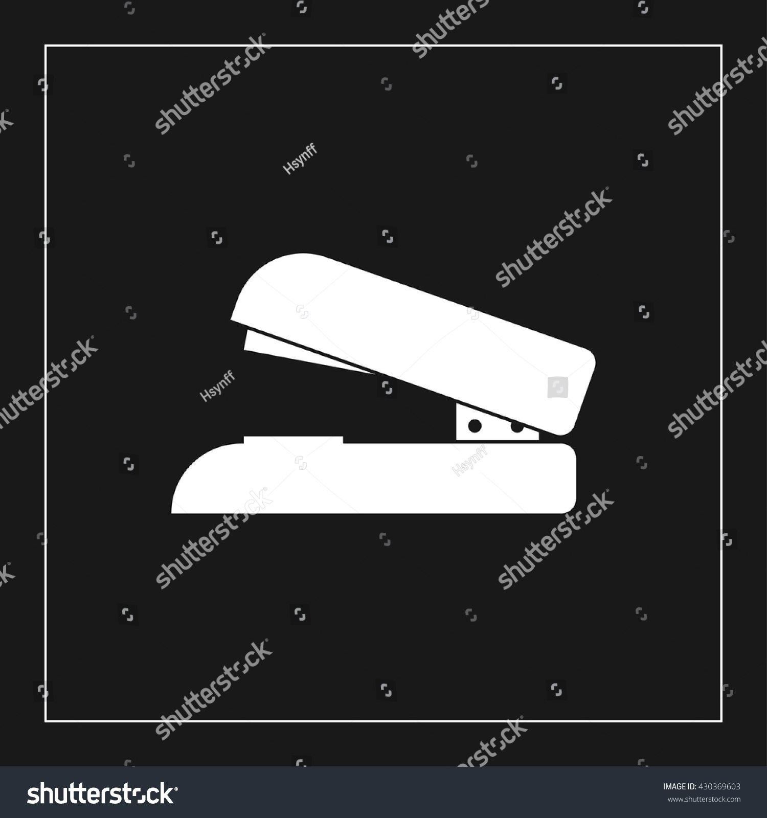 Stapler Icon Stapler Vector Illustration Stock Vector (Royalty Free ...