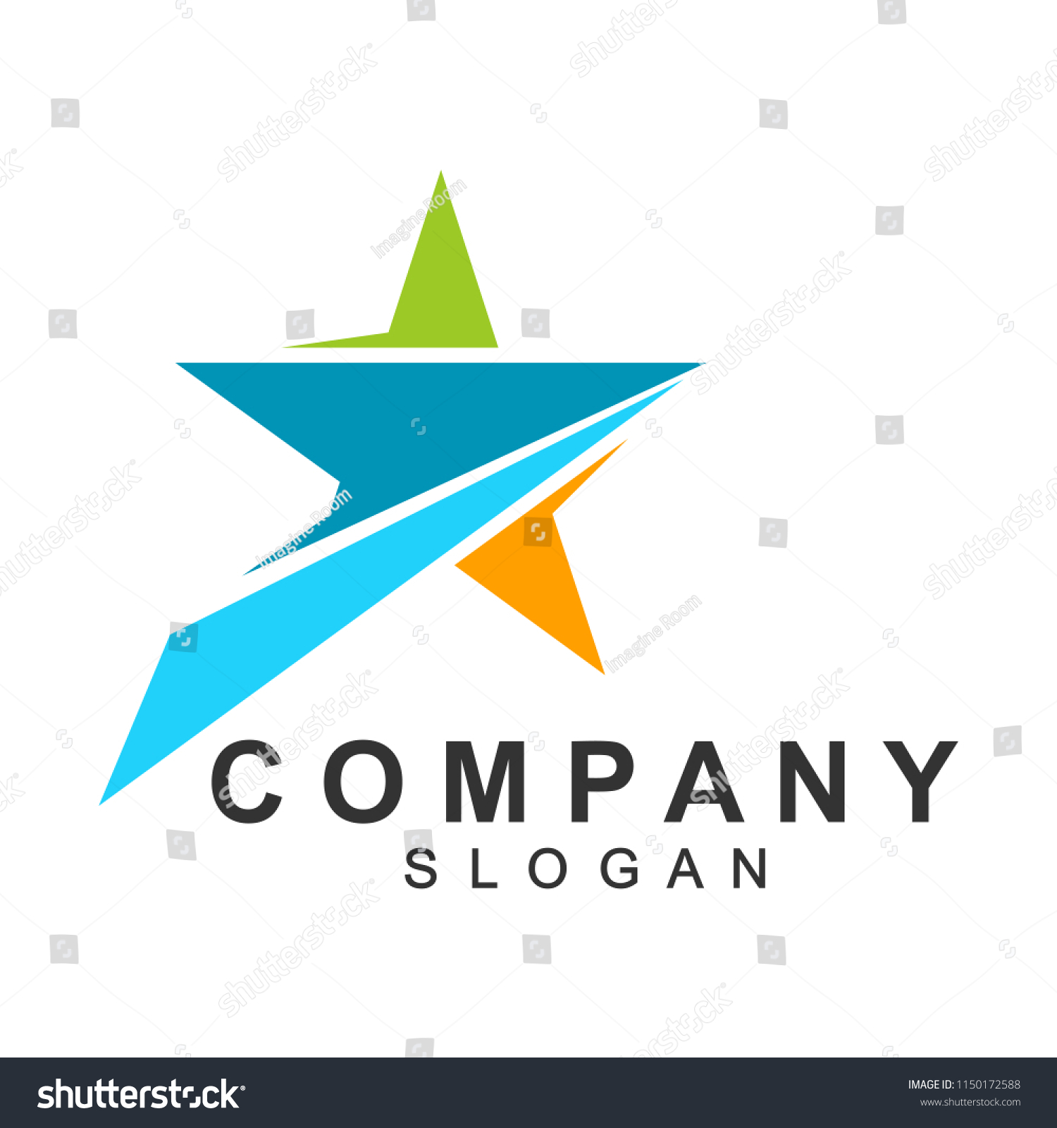 Star Arrow Logo Star Vector Logo Stock Vector (Royalty Free) 1150172588 ...