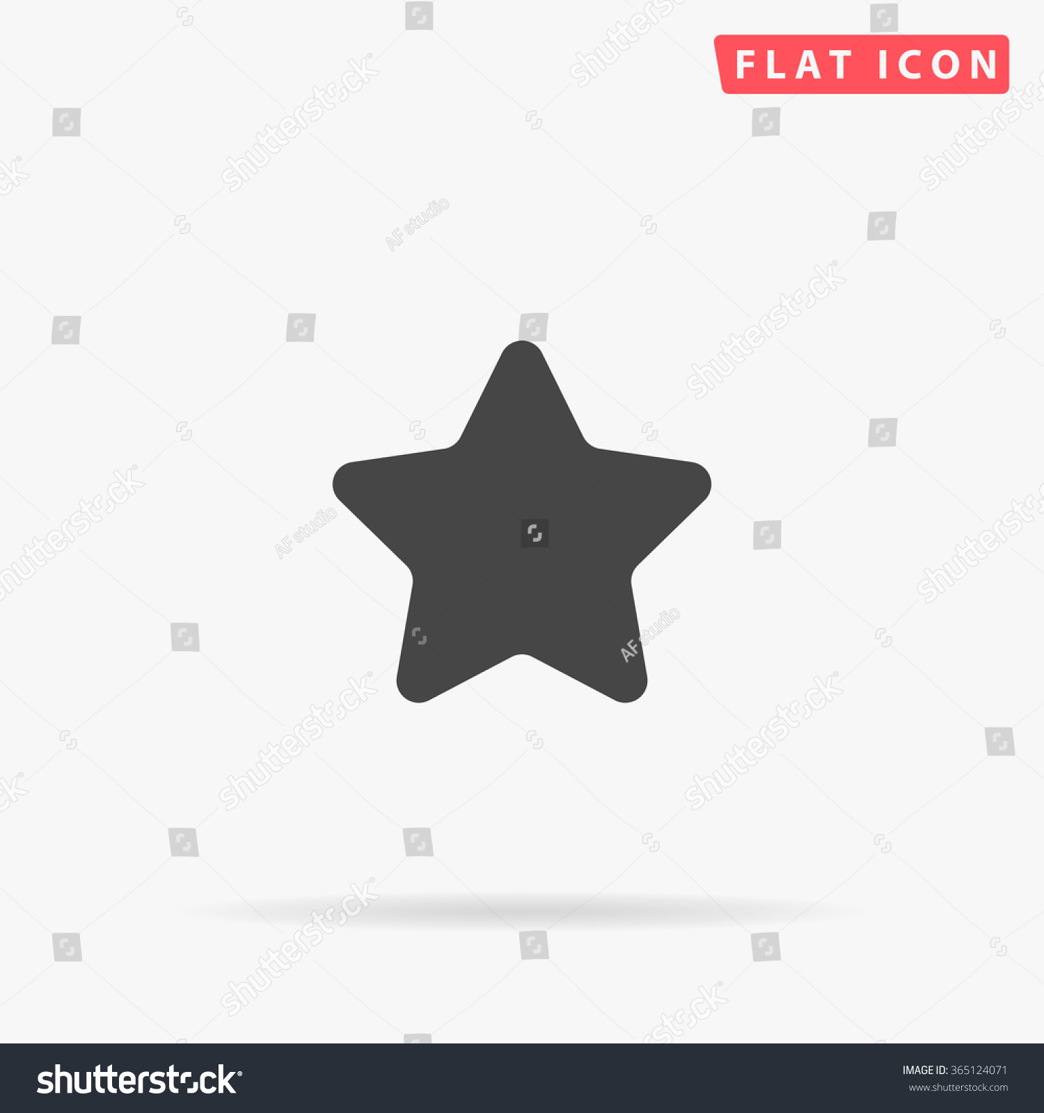 Star Icon. Stock Vector Illustration 365124071 : Shutterstock