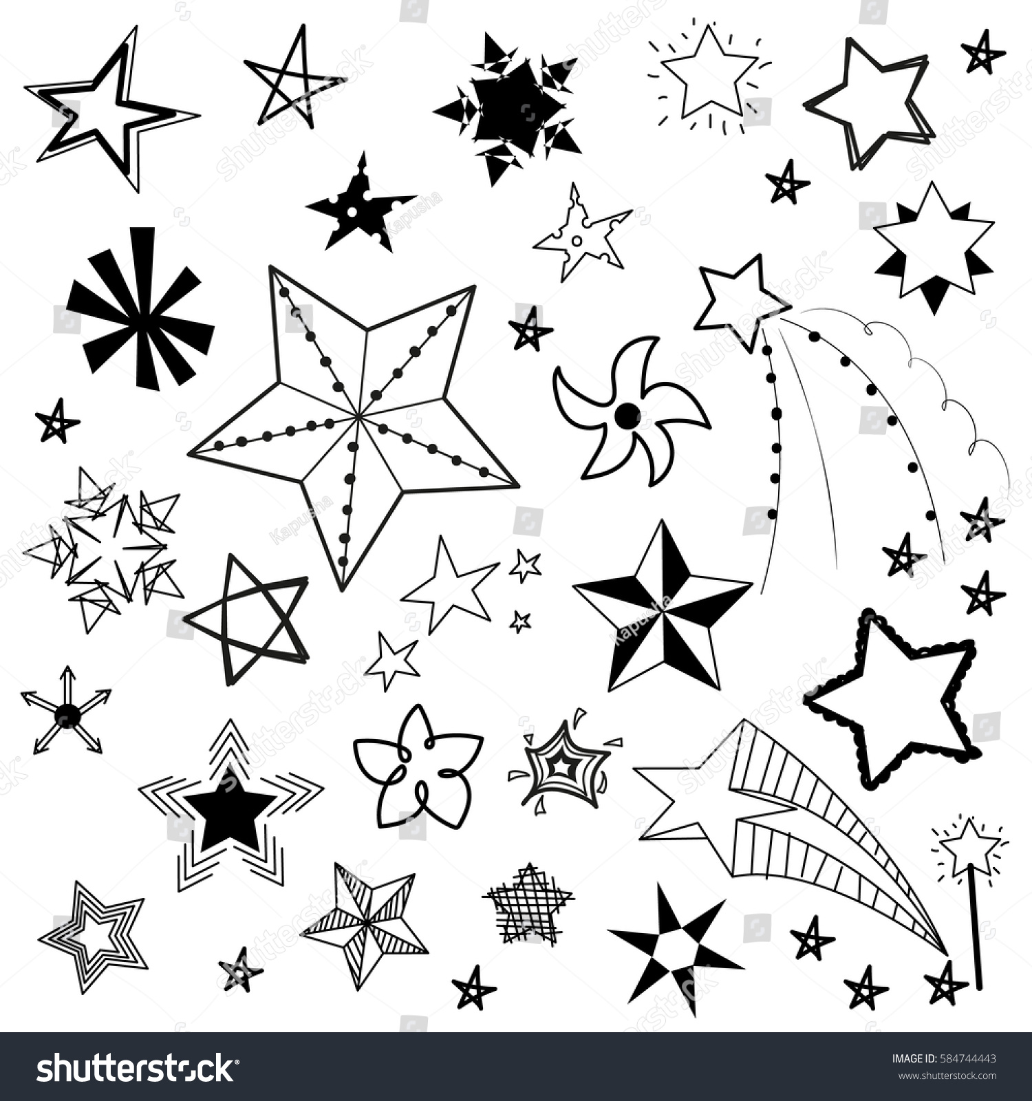 Star Icon Stock Vector 584744443 - Shutterstock
