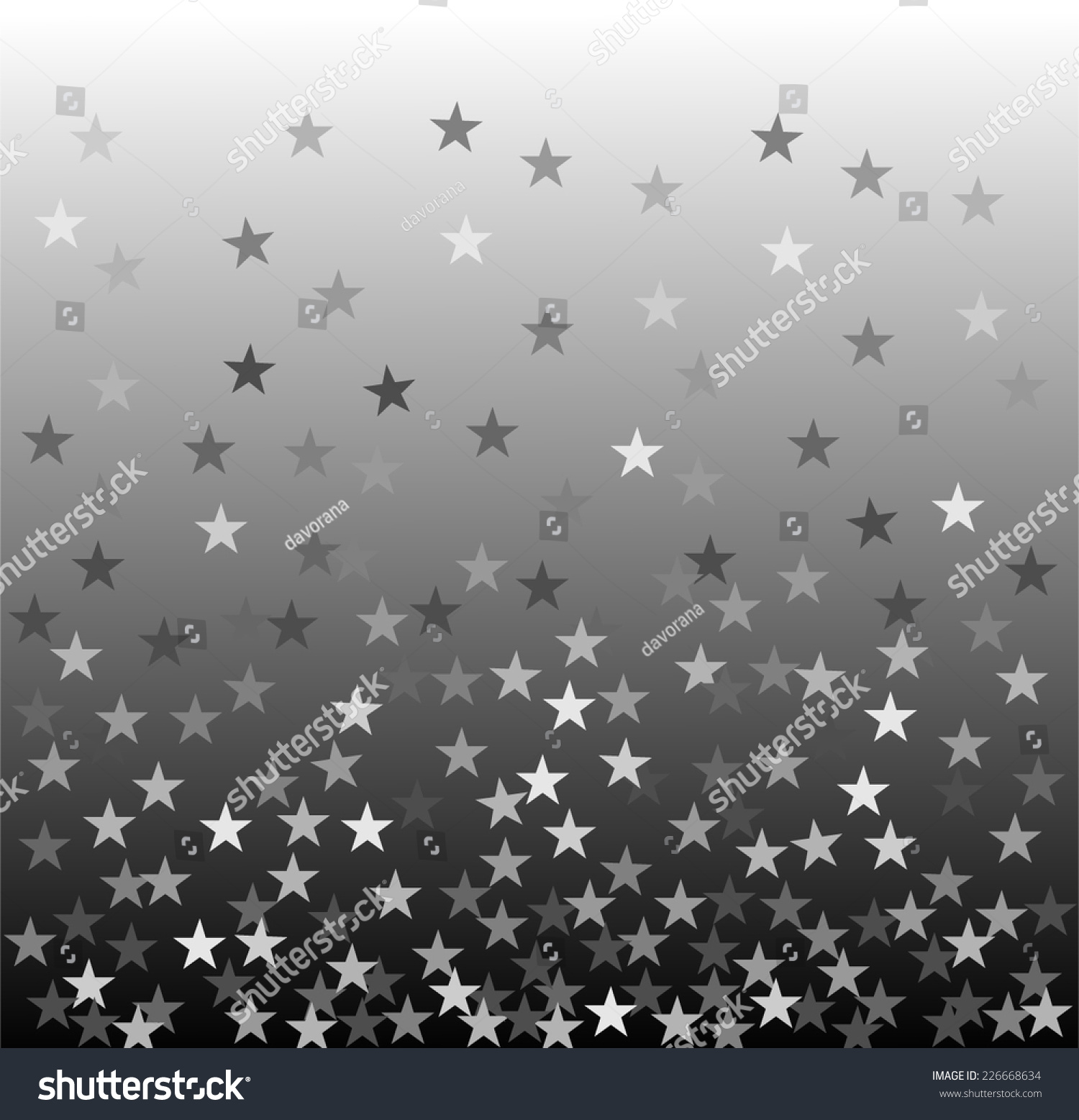 Star Rain Many Small Silver Gray Stock Vector 226668634 - Shutterstock