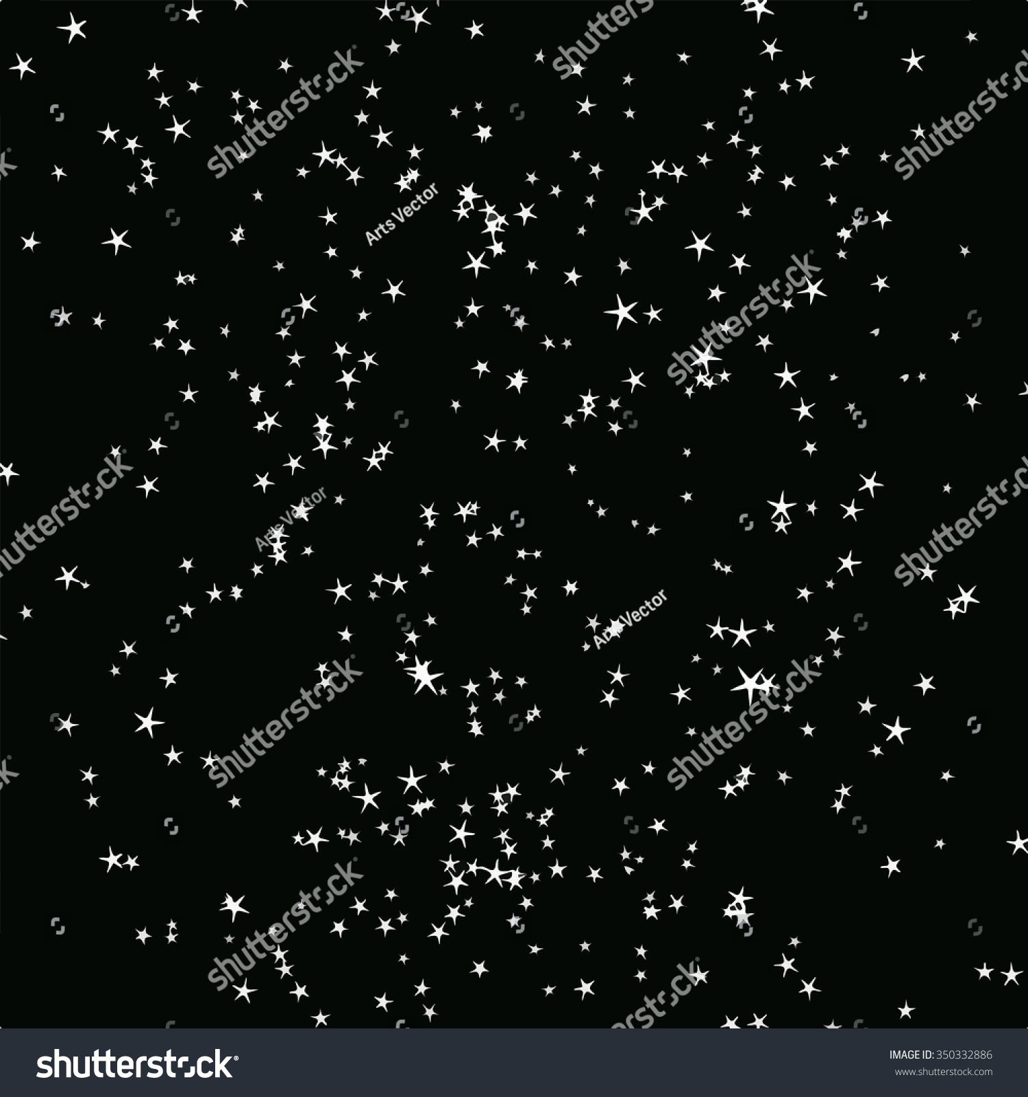 Starry Night Sky Stars Sky Night Stock Vector (Royalty Free) 350332886 ...