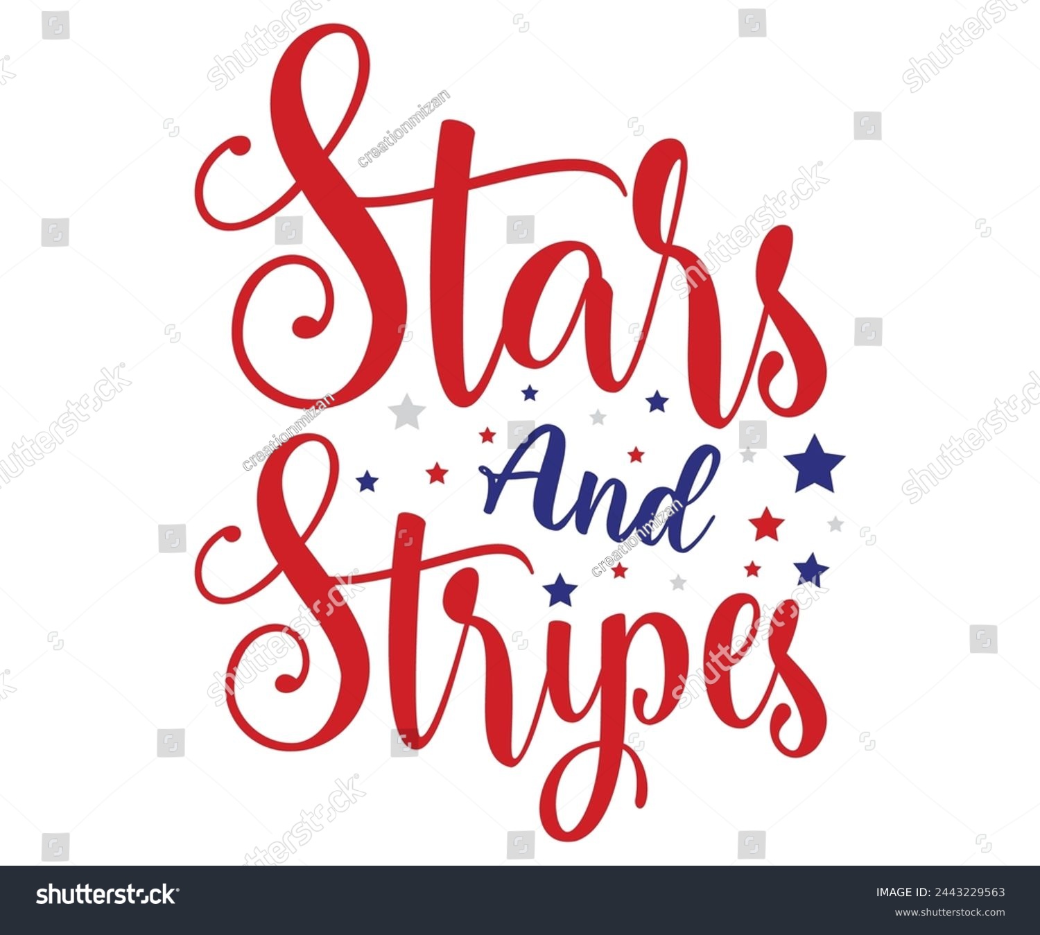 SVG of Stars and Stripes  Svg,4th of July,America Day,independence Day,Patriotic, T-shirt svg