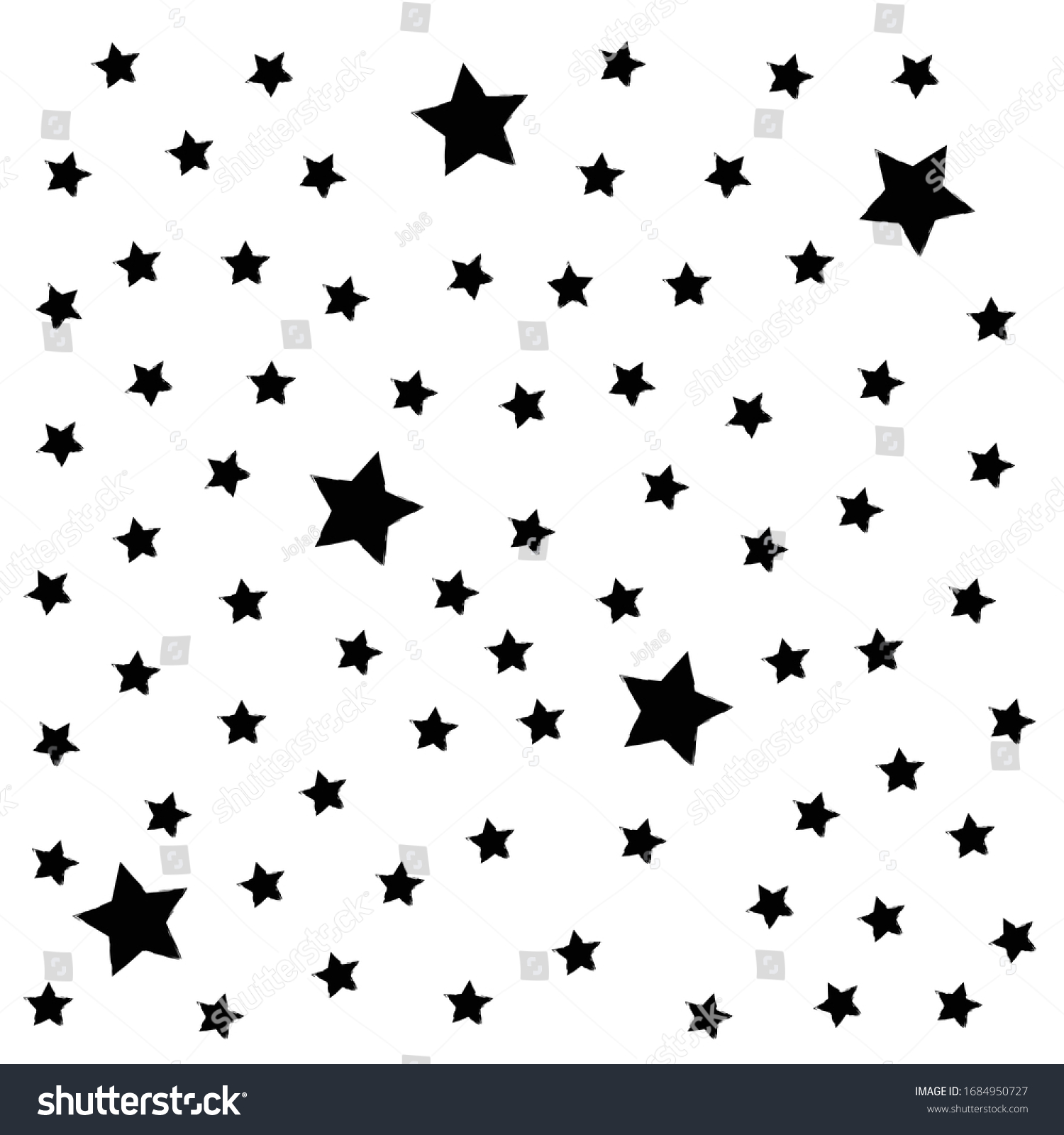 Stars Background Vector Illustration Stock Vector (Royalty Free ...