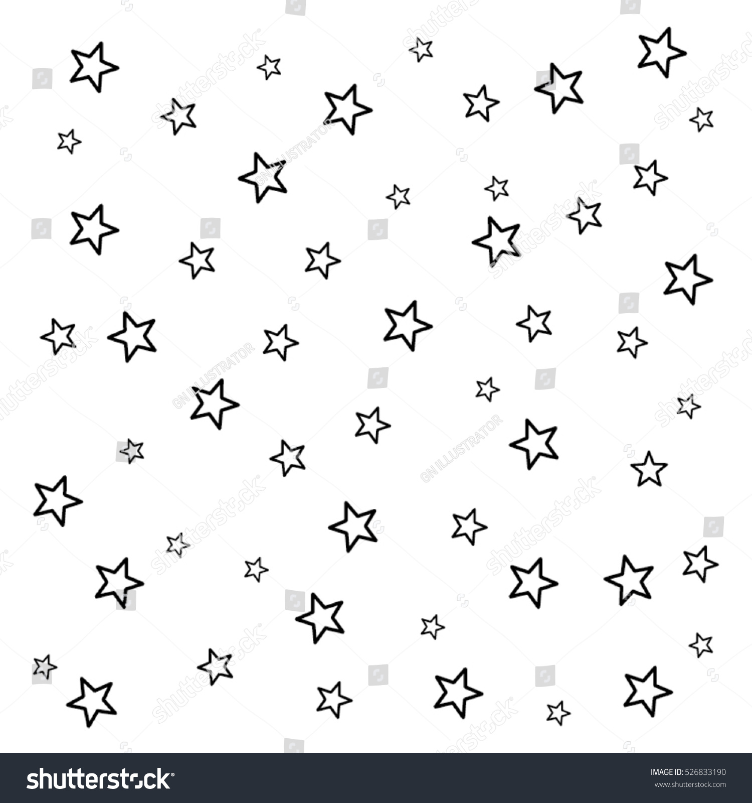 Stars Background Vector Illustration Eps10 Isolated Stock Vector ...