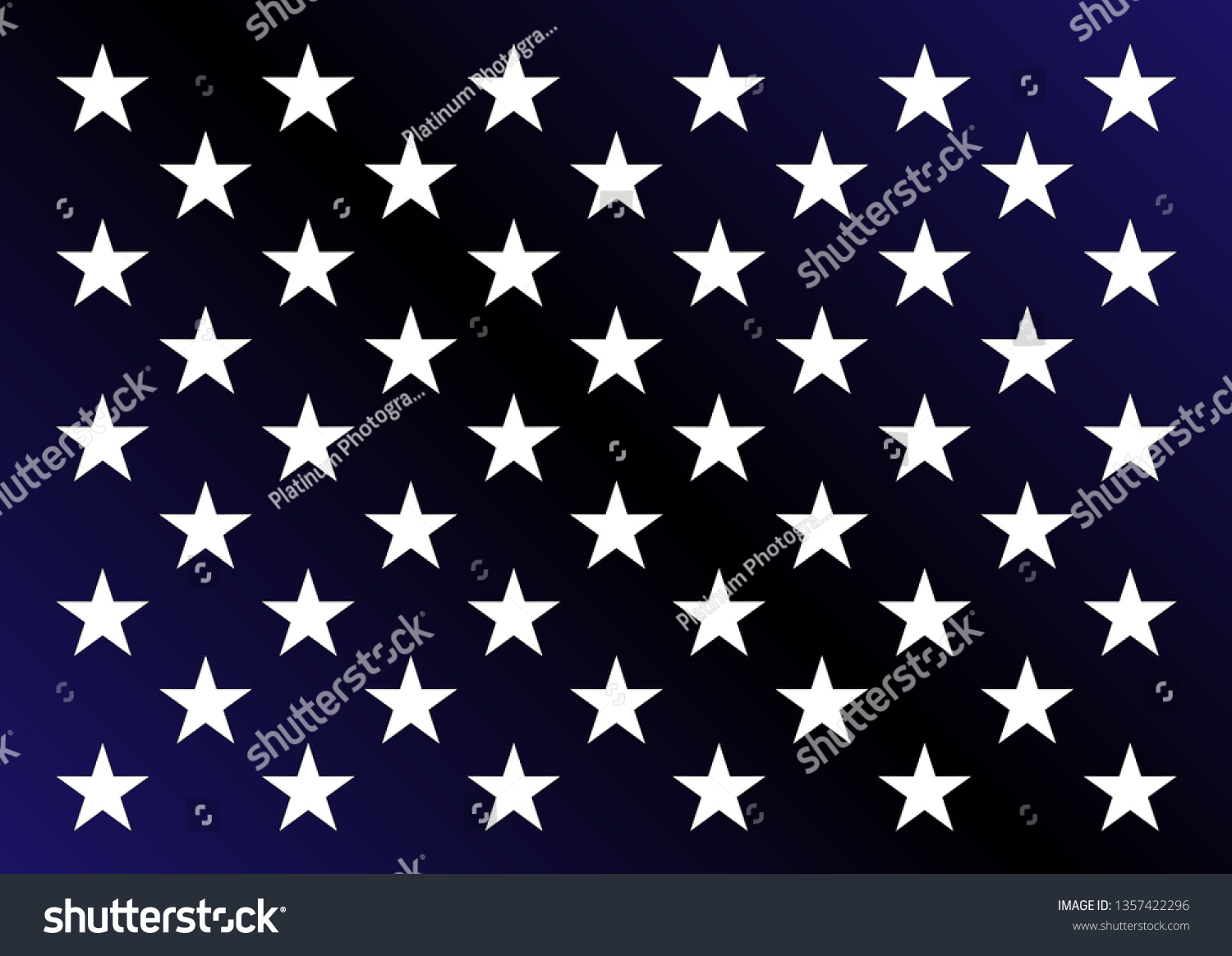 Stars Usa Flag Original Size Proportion Vector De Stock Libre De Regalías 1357422296 