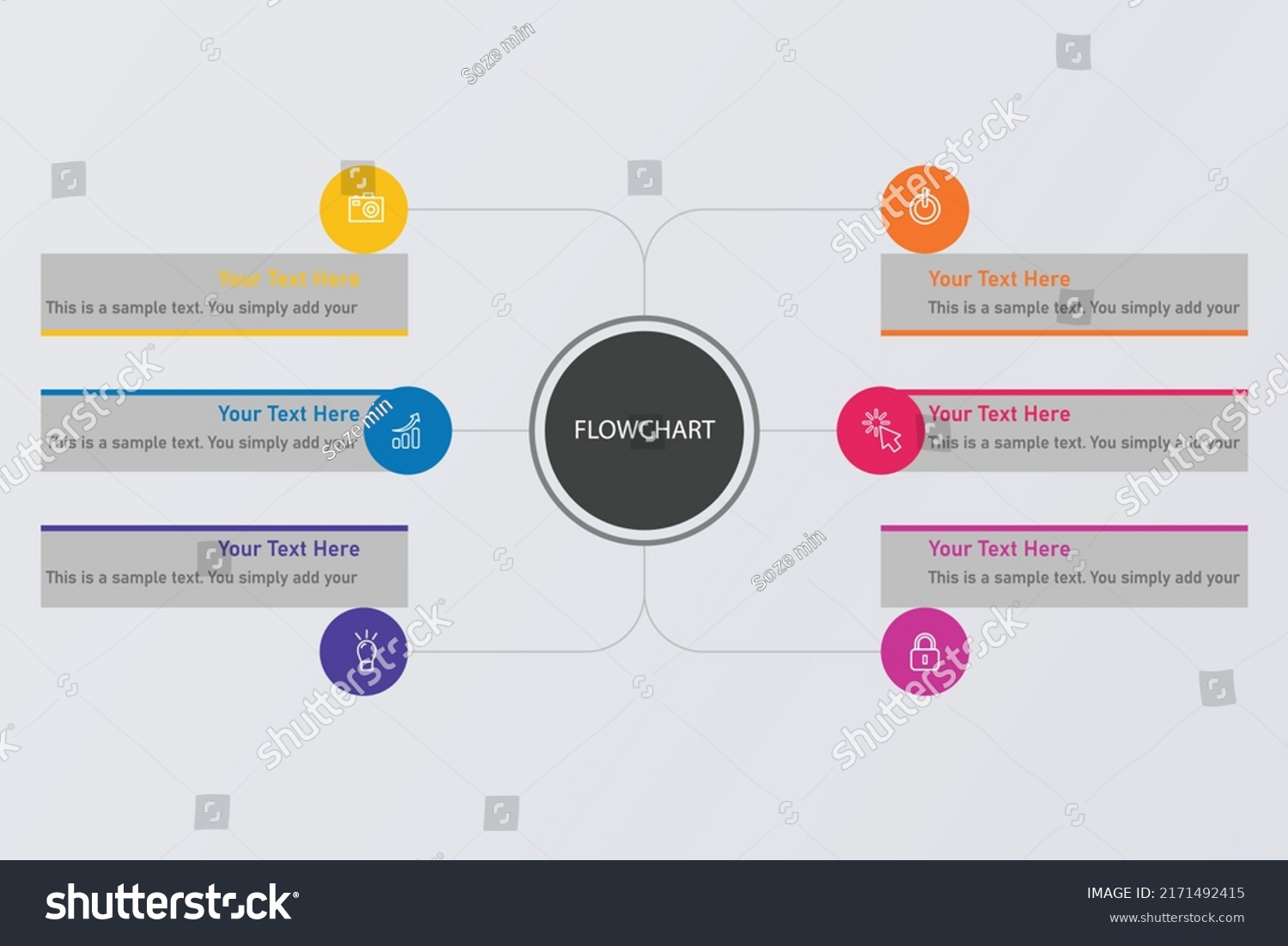 Startup Development Stages Flowchart Infographics Vector Stock Vector ...