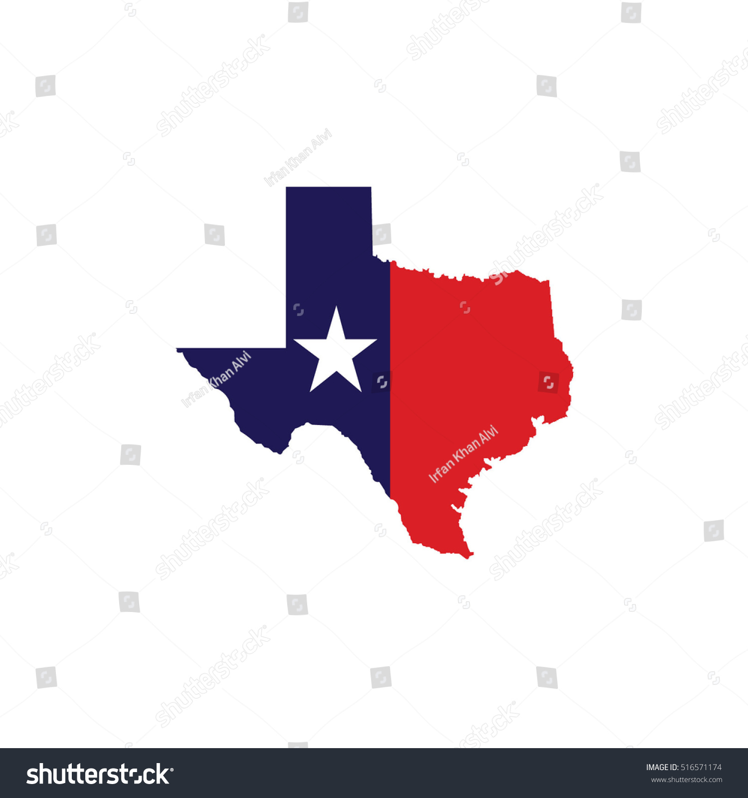 State Of Texas Map Logo Stock Vector 516571174 : Shutterstock