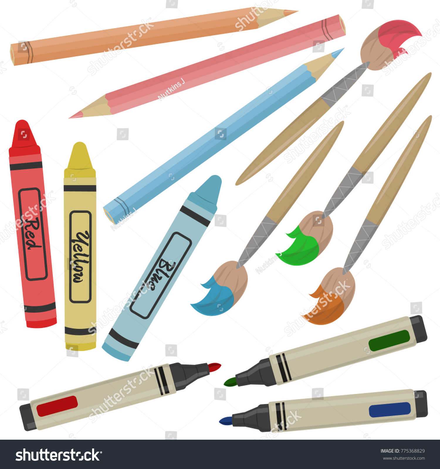 Featured image of post Markers And Crayons Clipart