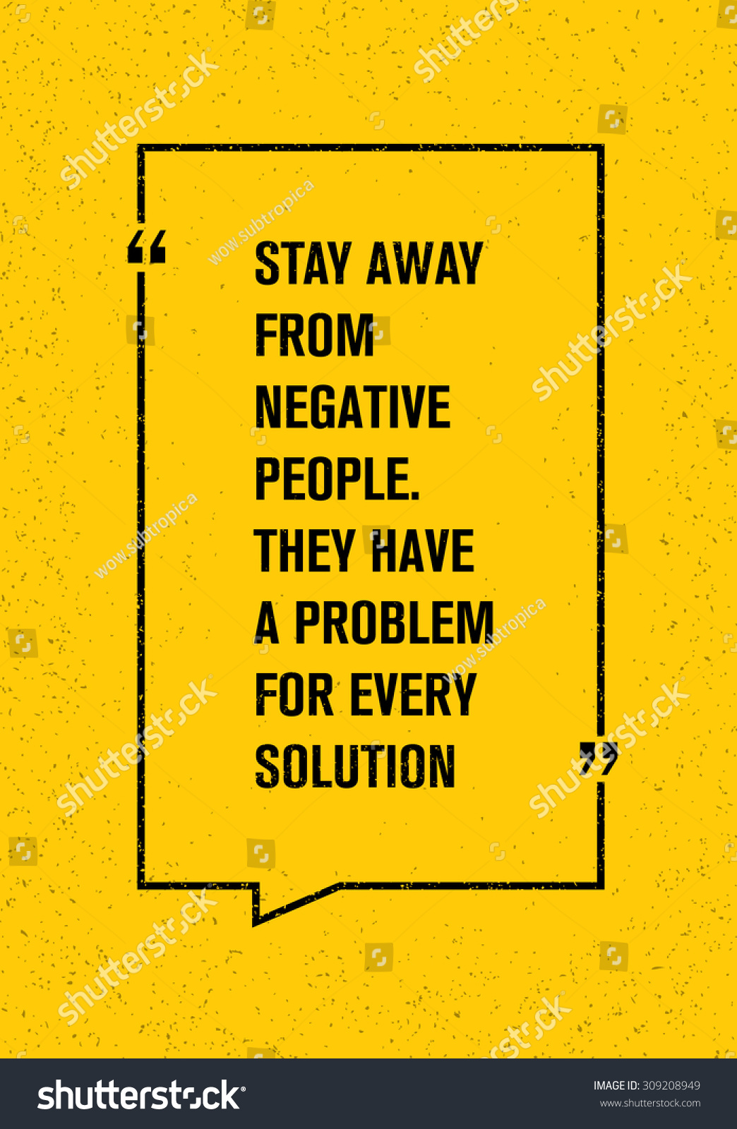 Stay Away Negative People They Have Stock Vector Royalty Free