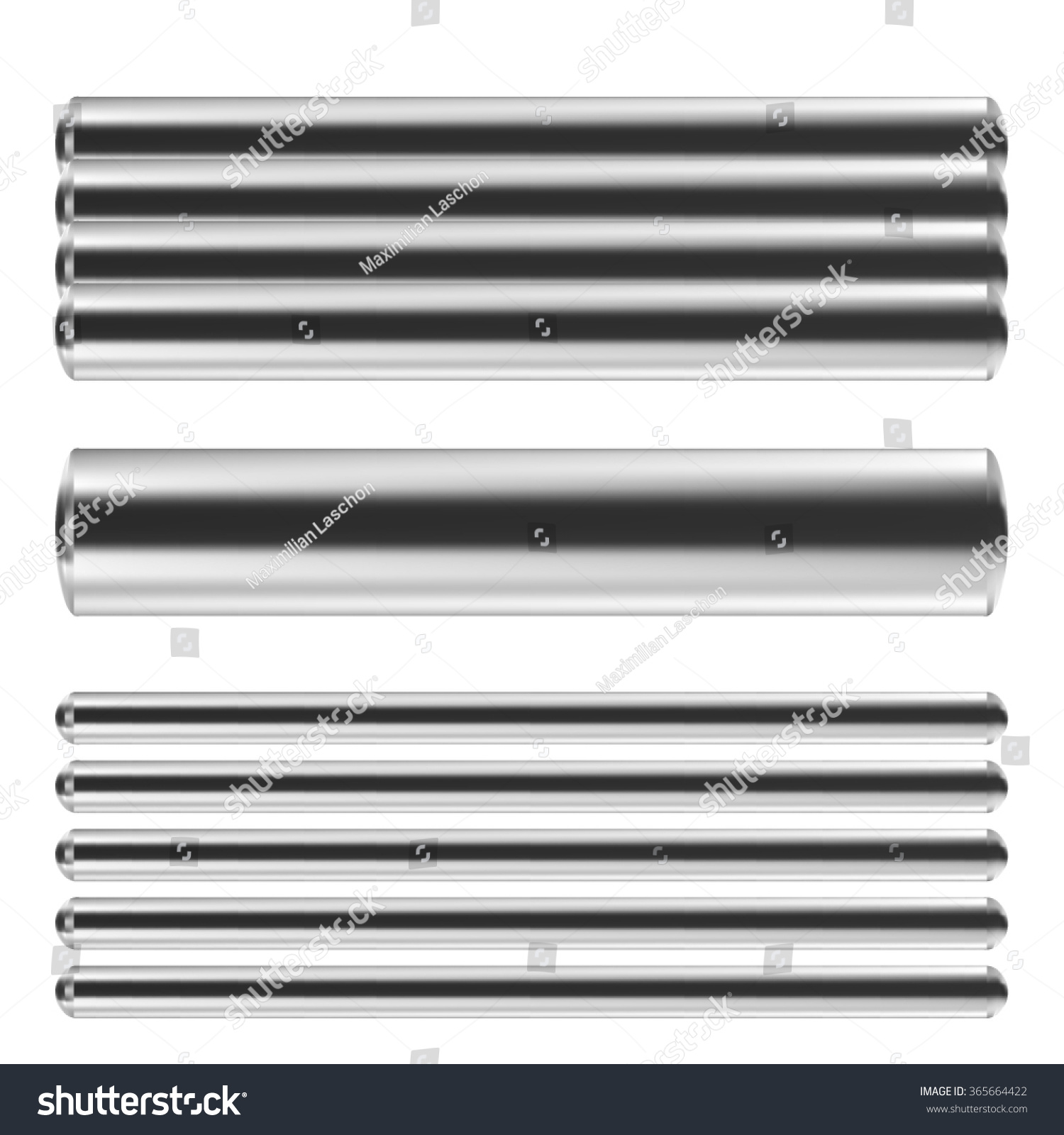 Steel Pipes Vector Stock Vector (Royalty Free) 365664422 Shutterstock