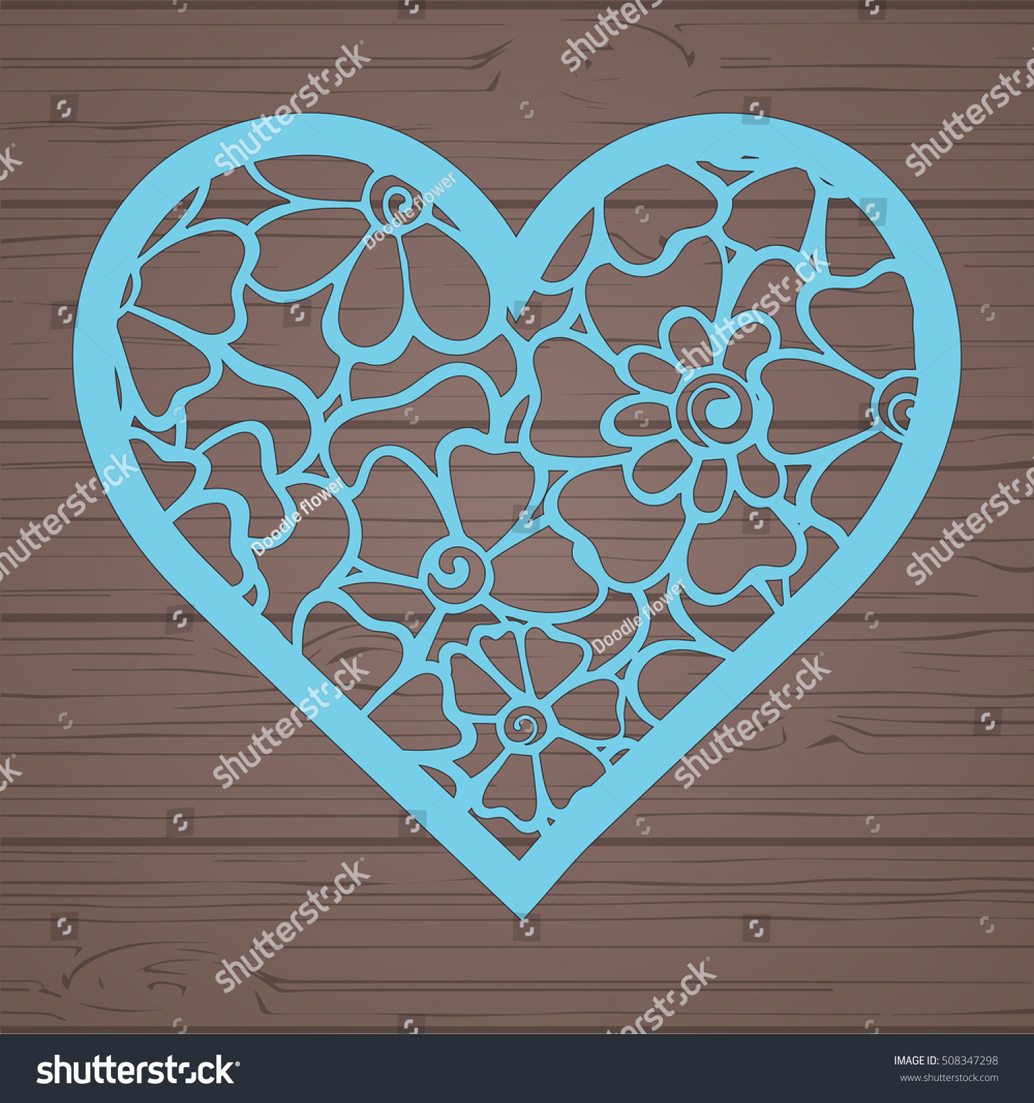 stencil lacy hearts carved openwork pattern stock vector royalty hearts layouts