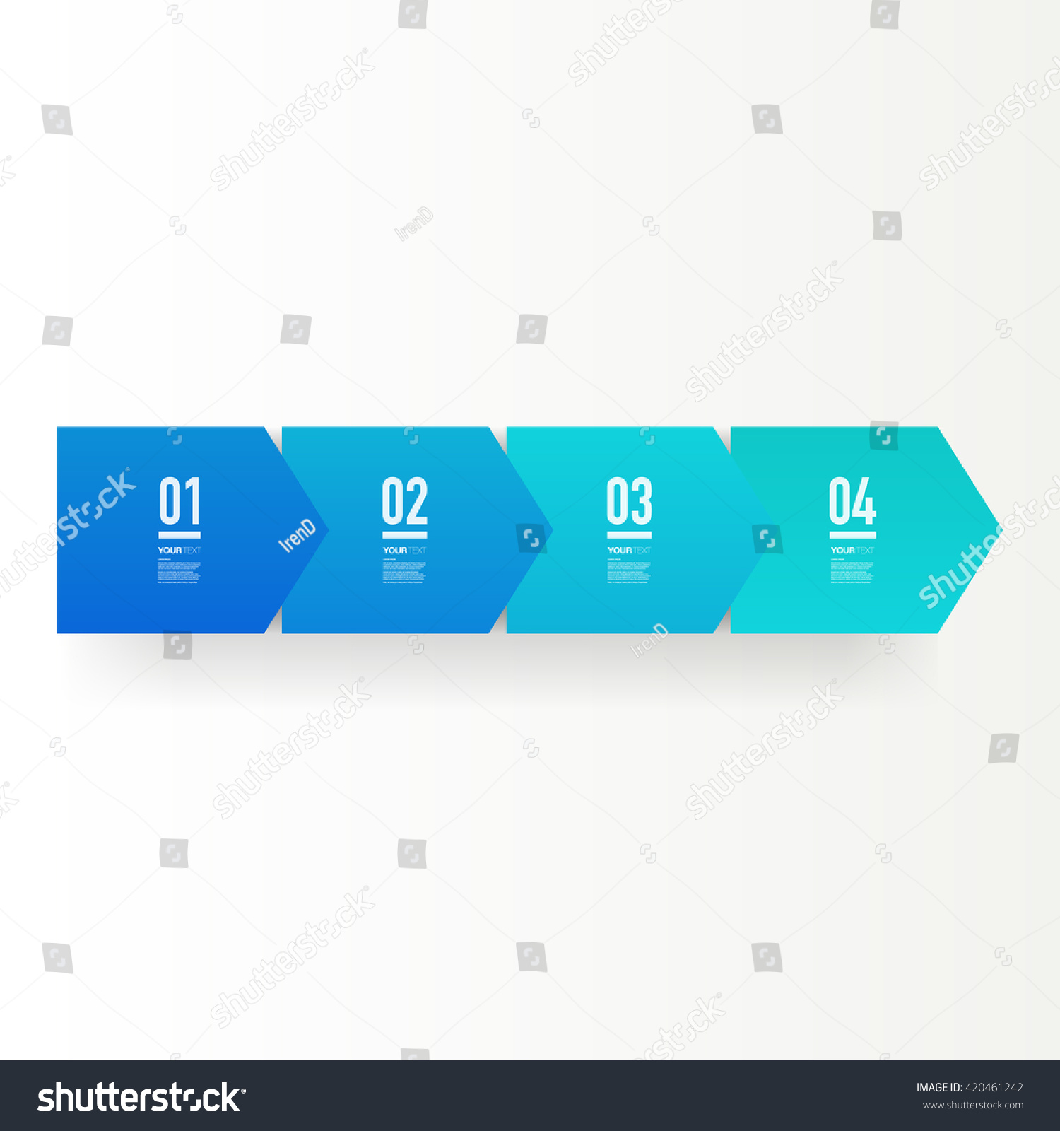 box number vector Infographic Stock 420461242 Design Step 3d By Vector Step