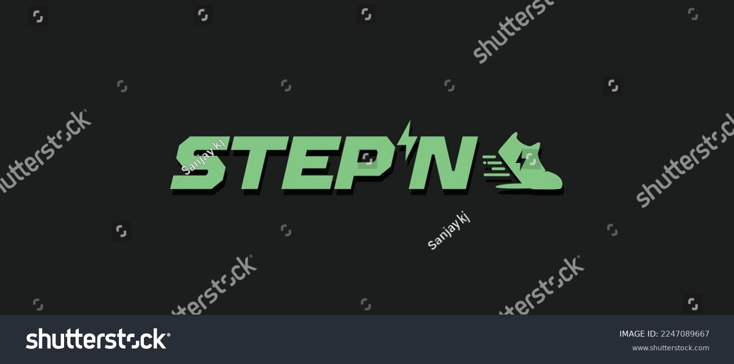 SVG of Stepn cryptocurrency GMT Token, Cryptocurrency logo on isolated background with text. svg