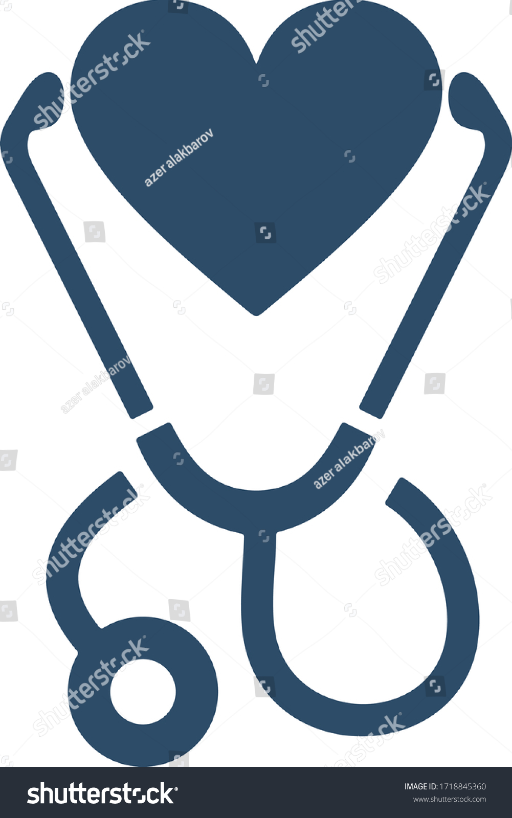 SVG of Stethoscope and heart symbol. Listening heartbeat. Heart rate measurement. Flat icon design for health concept. svg