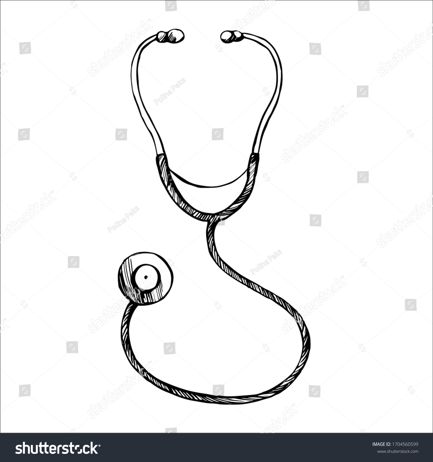 Stethoscope sketch Images, Stock Photos & Vectors Shutterstock