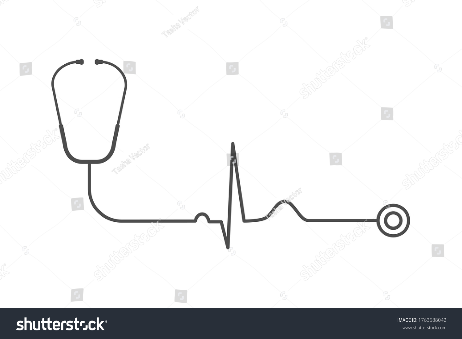 13,278 Stethoscope Ecg 图片、库存照片和矢量图 | Shutterstock