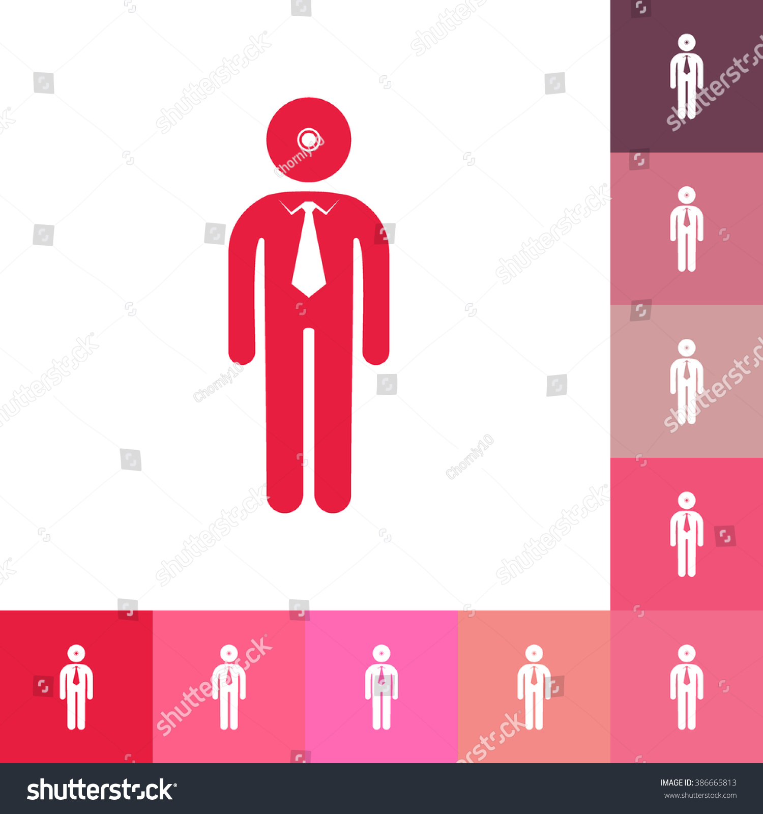 Stick Figure Man Stock Vector Royalty Free 386665813