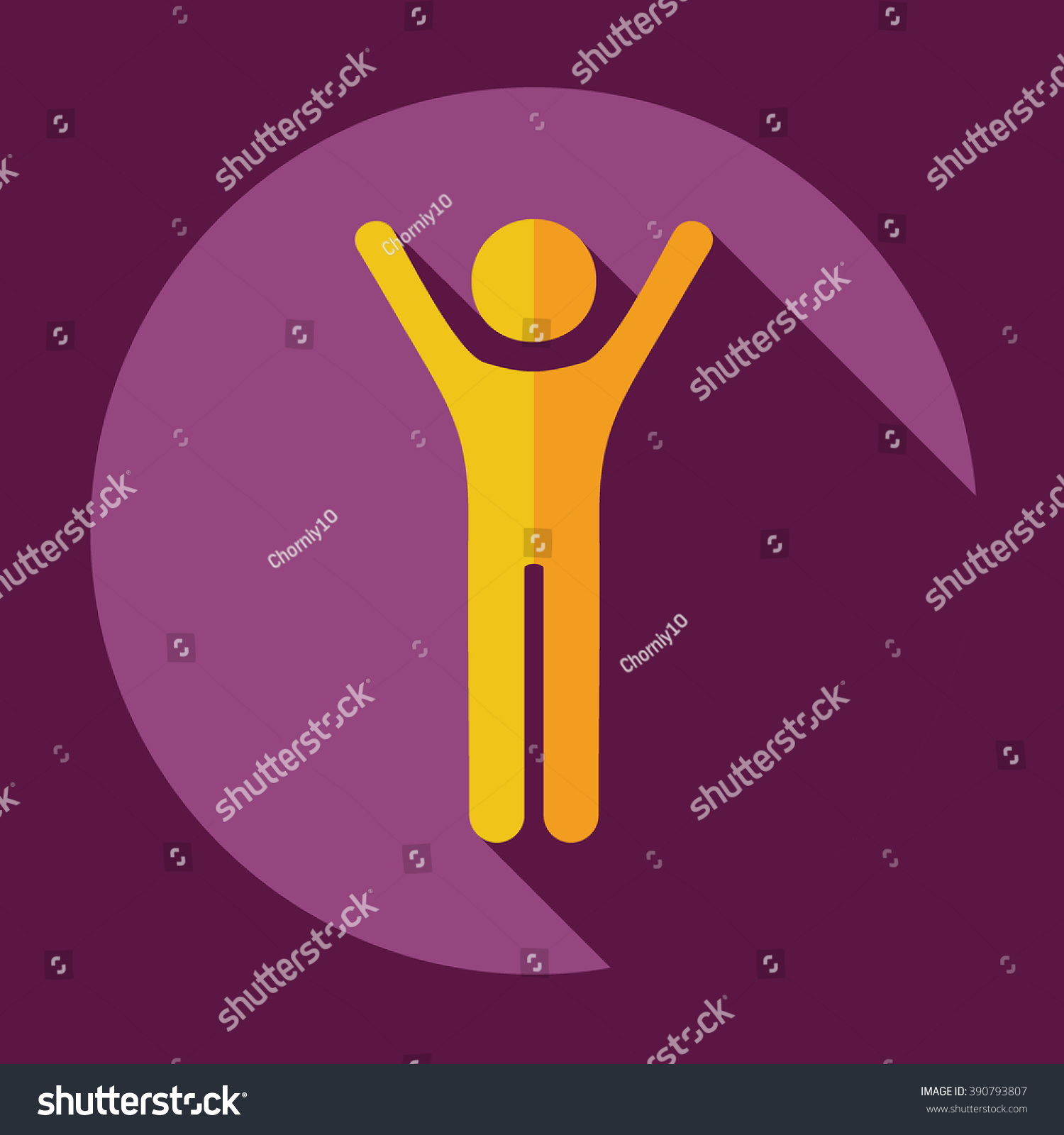 Stick Figure Human Silhouette Stock Vector (Royalty Free) 390793807