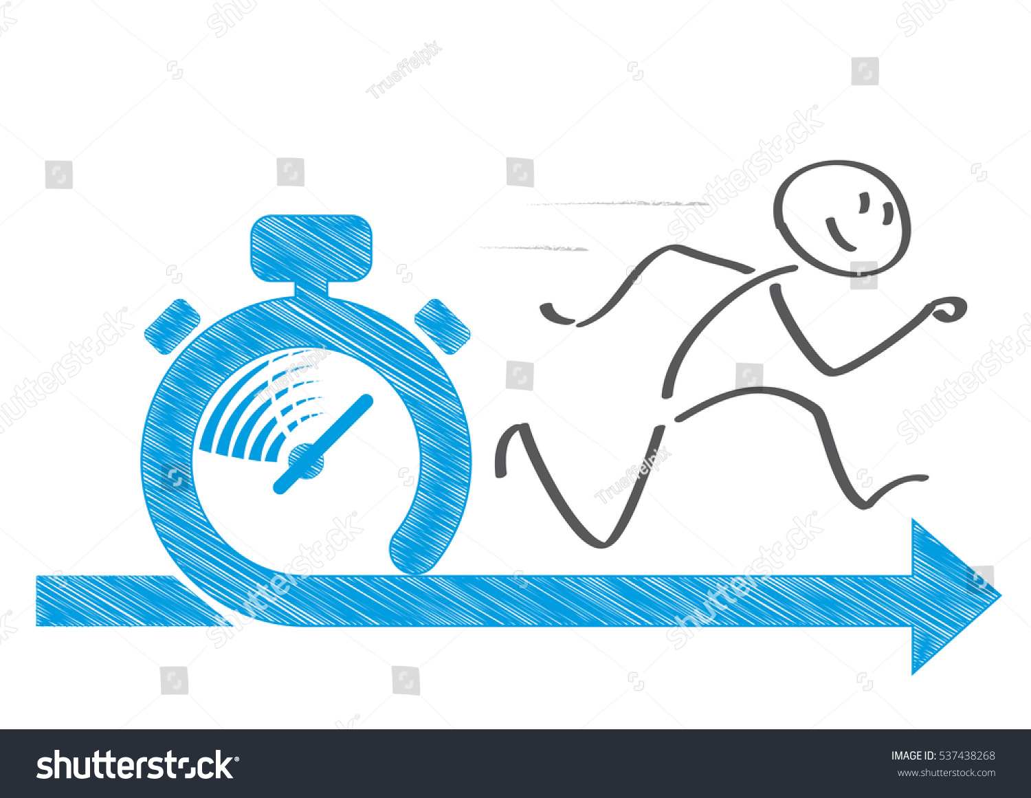 stick-figure-running-very-fast-stock-vector-royalty-free-537438268